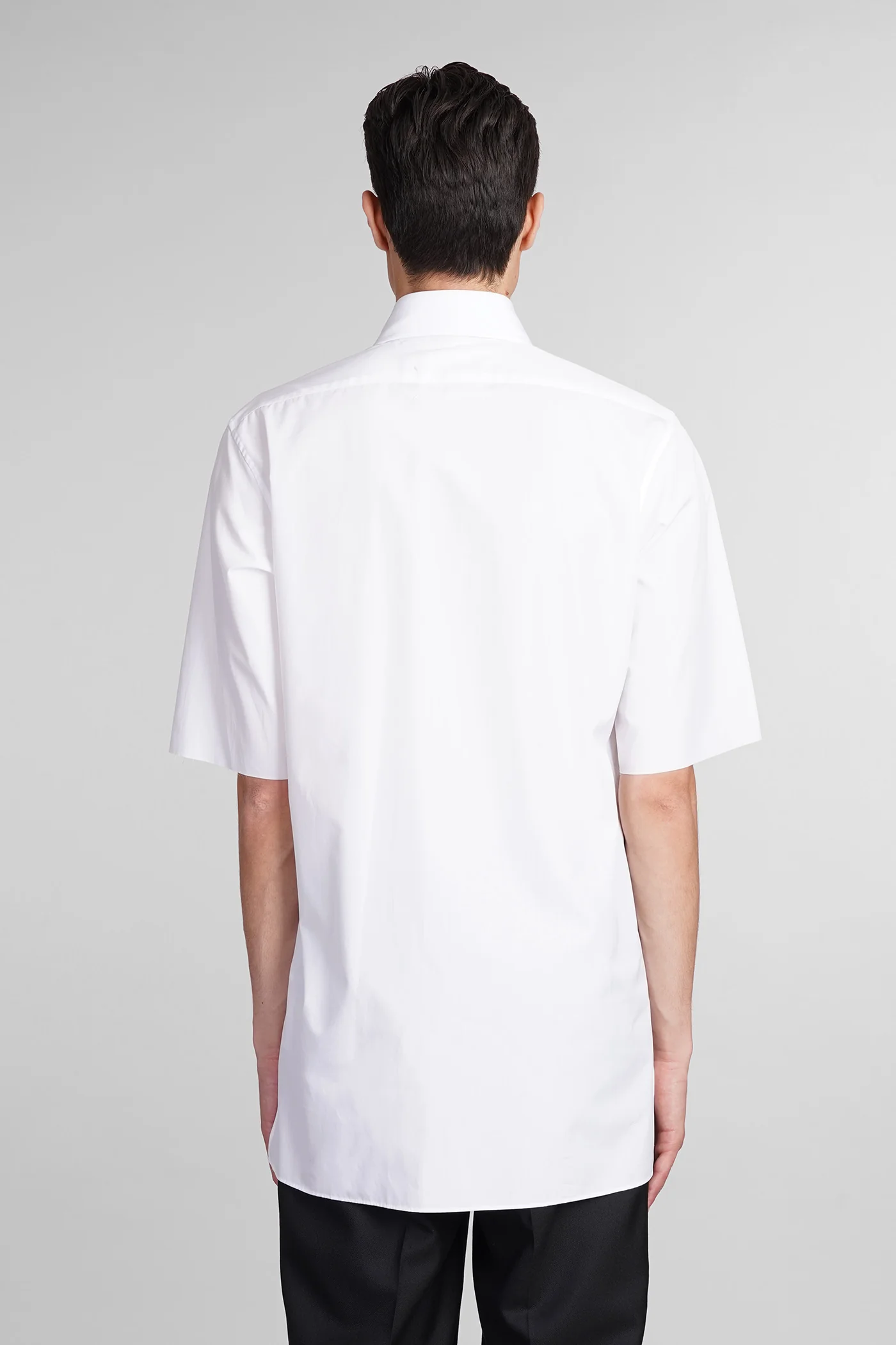 Shirt in white cotton - Image 3