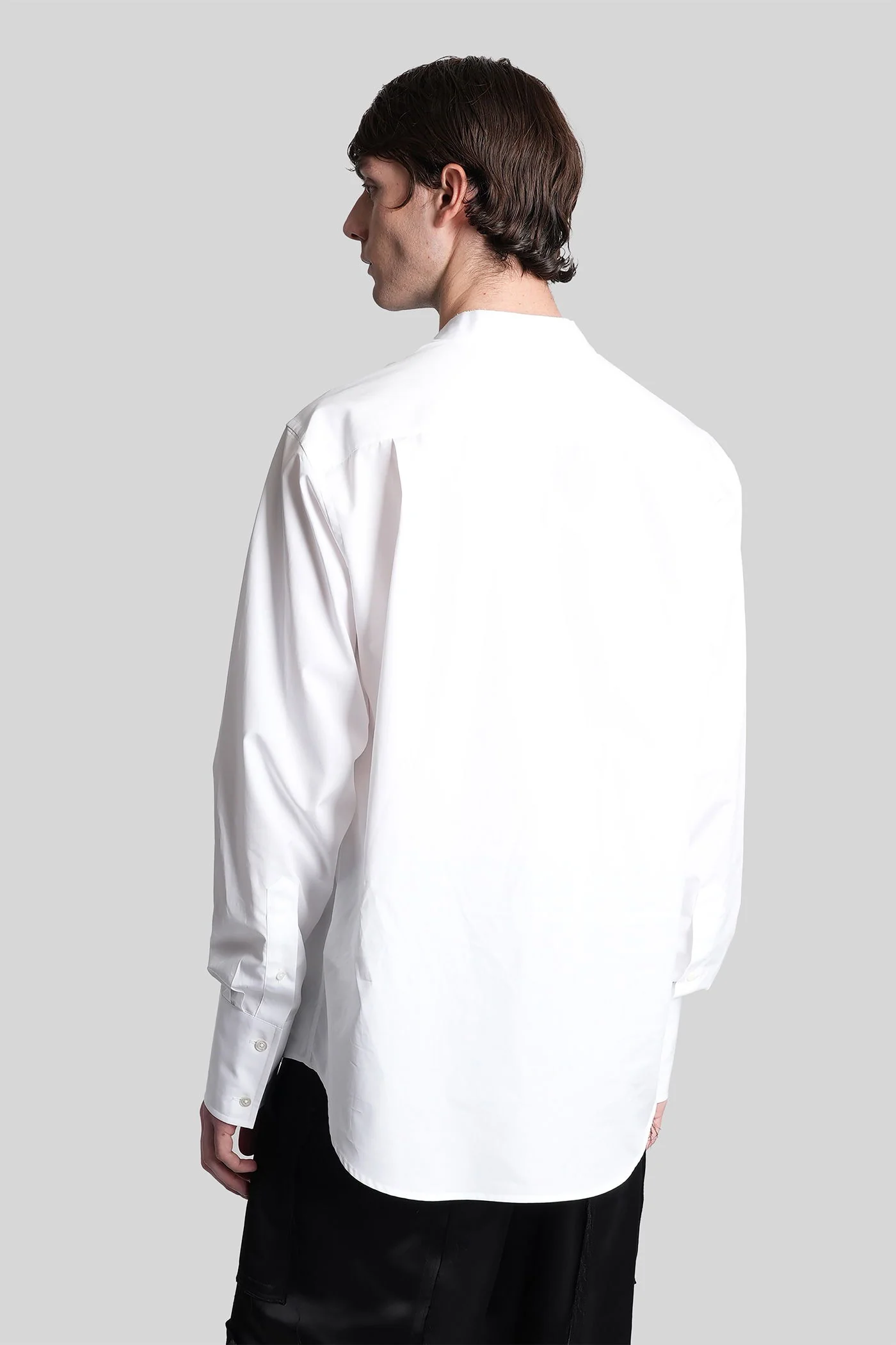 Shirt in white cotton - Image 3