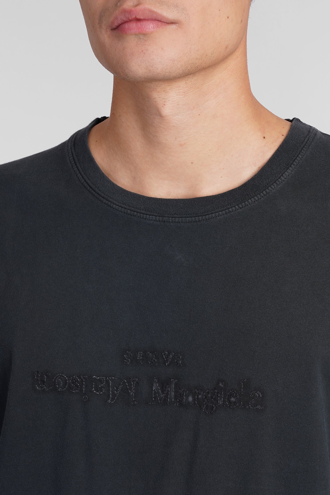 T-Shirt in grey cotton - Image 5