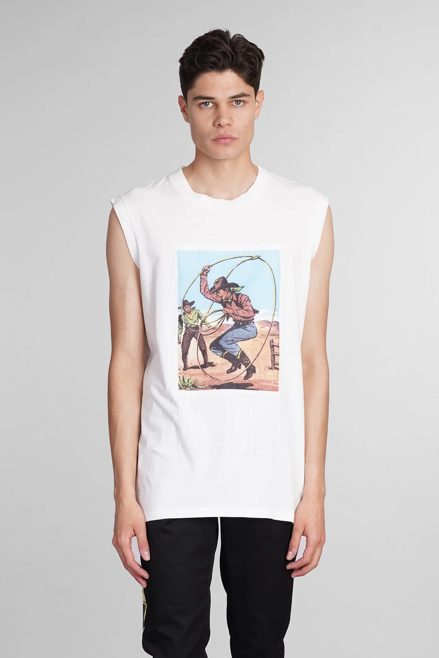 T-Shirt in white cotton