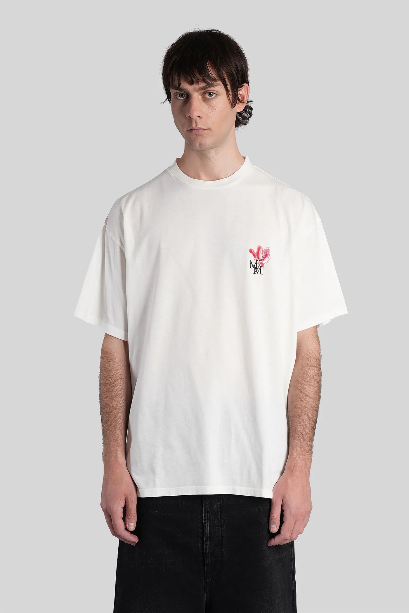 T-Shirt in white cotton