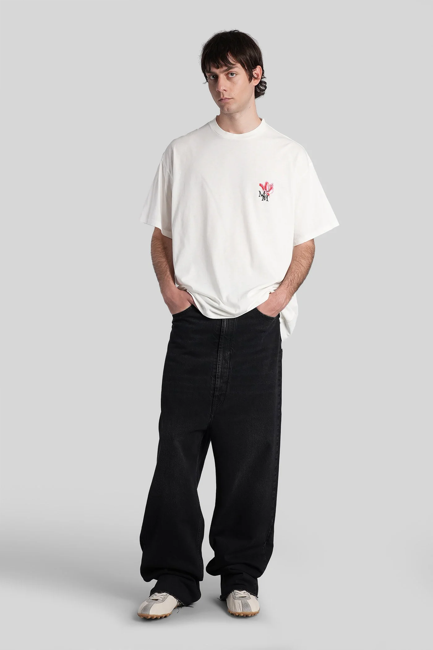 T-Shirt in white cotton - Image 2