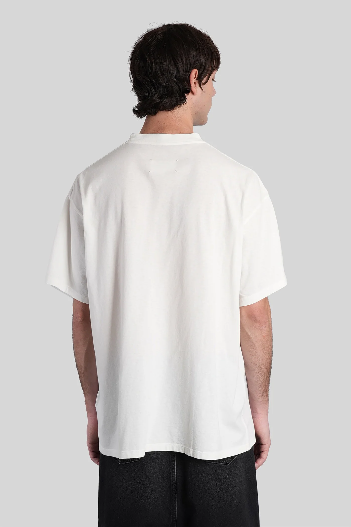 T-Shirt in white cotton - Image 3