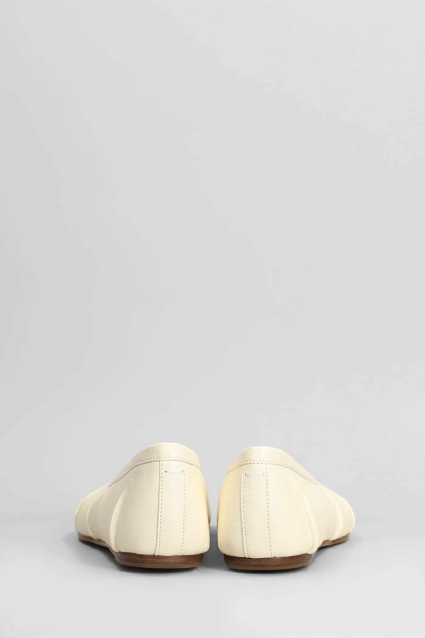 Tabi Ballet flats in beige leather - Image 4