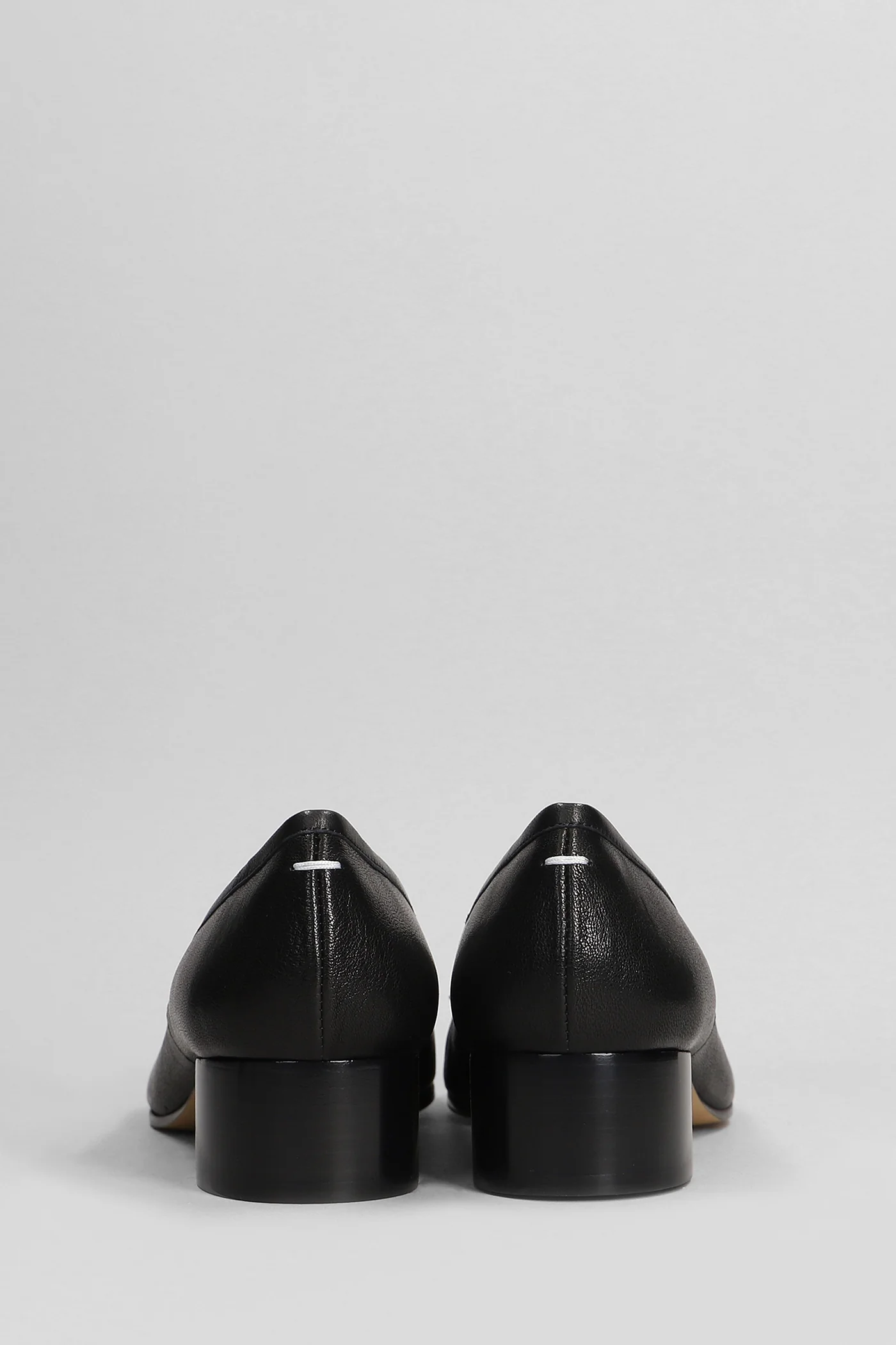Tabi Ballet flats in black leather - Image 4