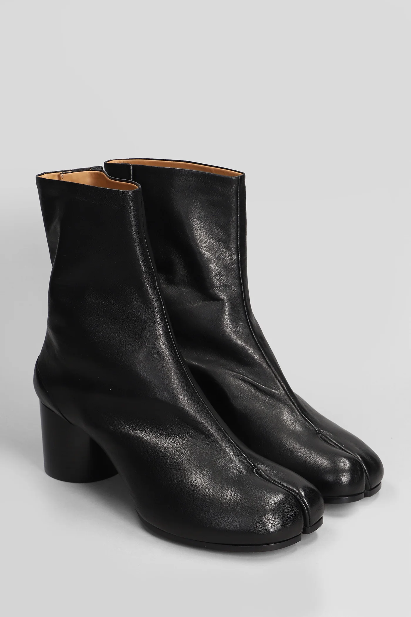 Tabi High heels Ankle boots in black leather - Image 2