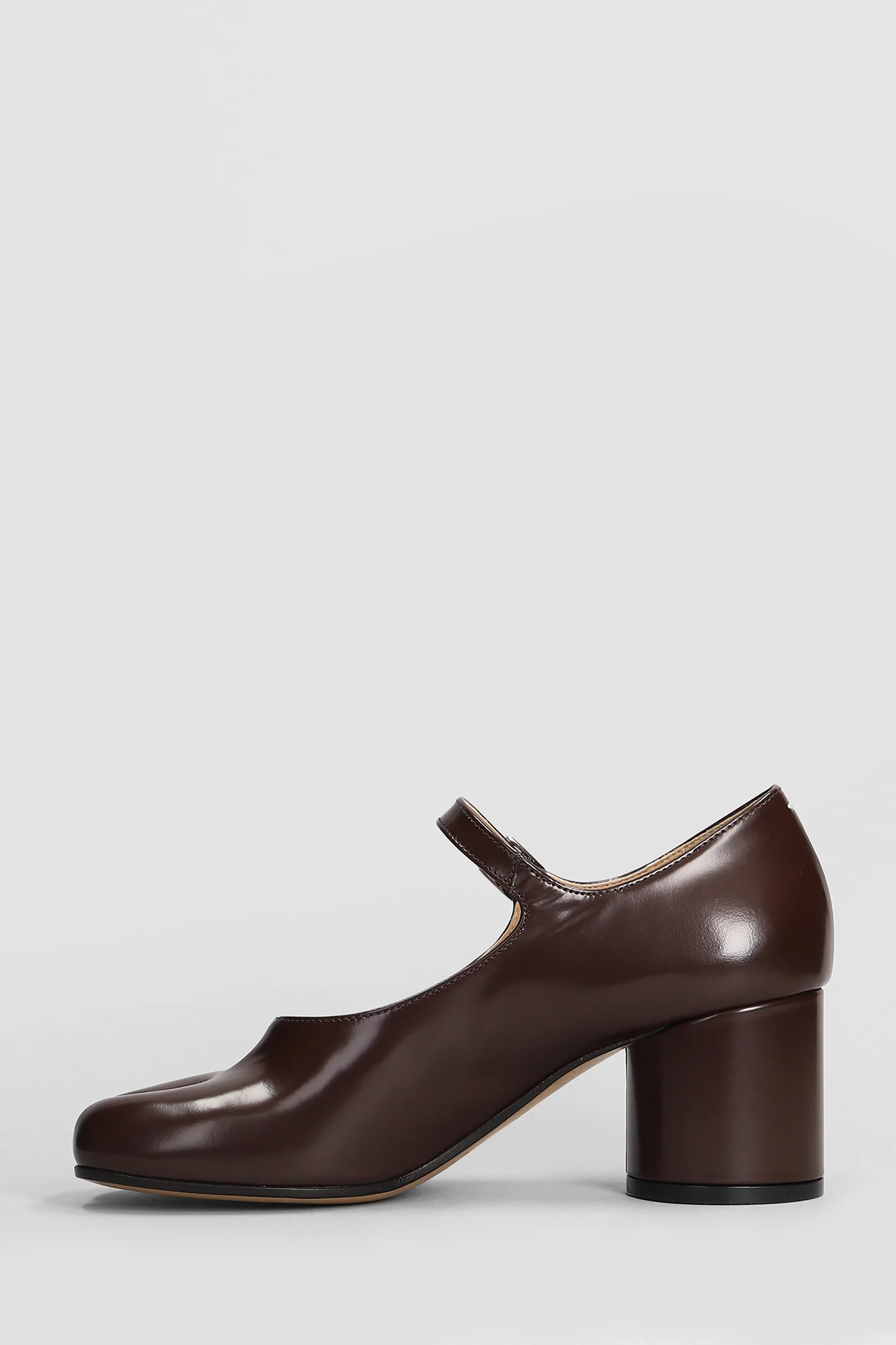 Tabi Pumps in brown leather - Image 3
