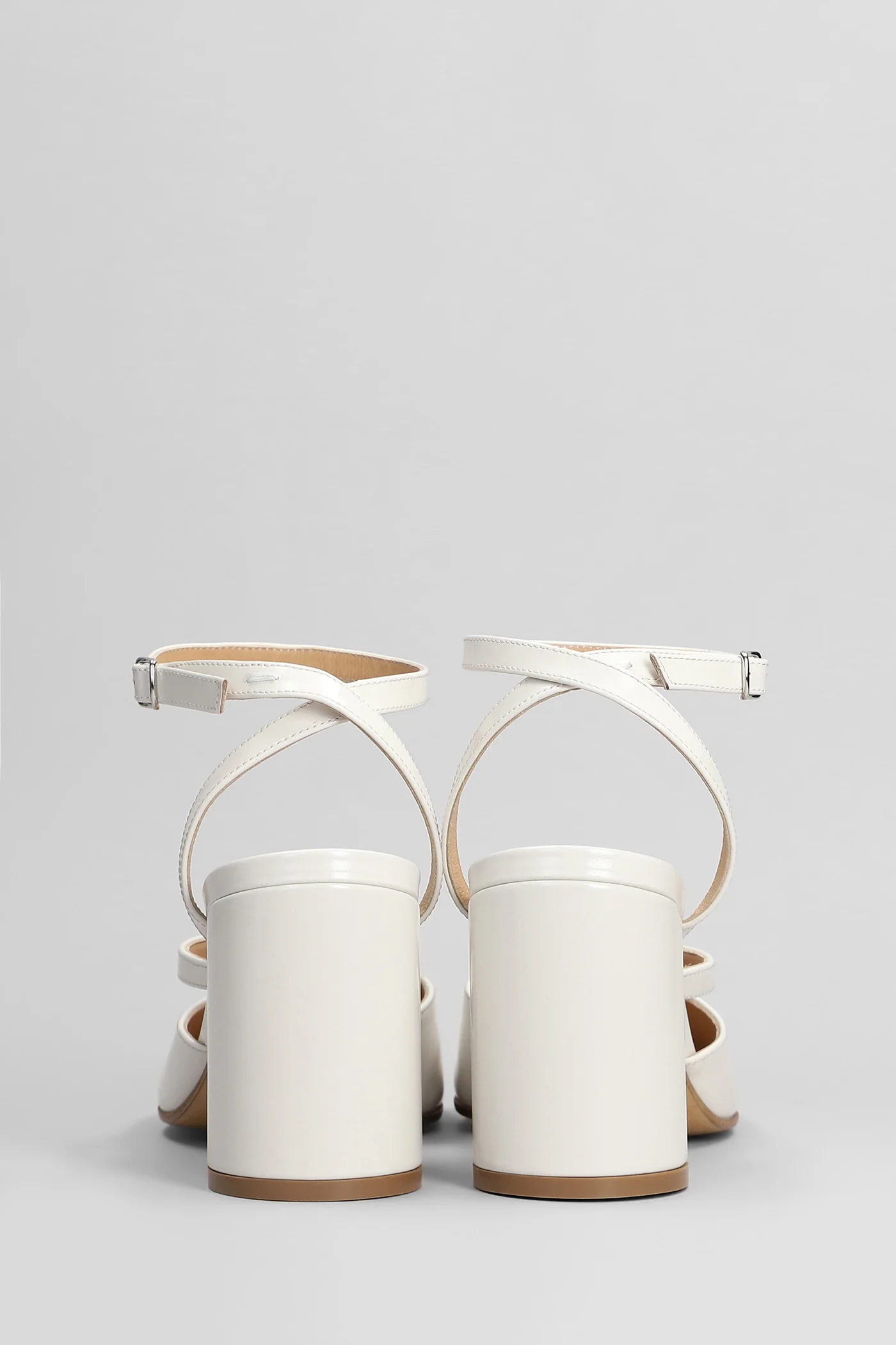 Tabi Pumps in white leather - Image 4
