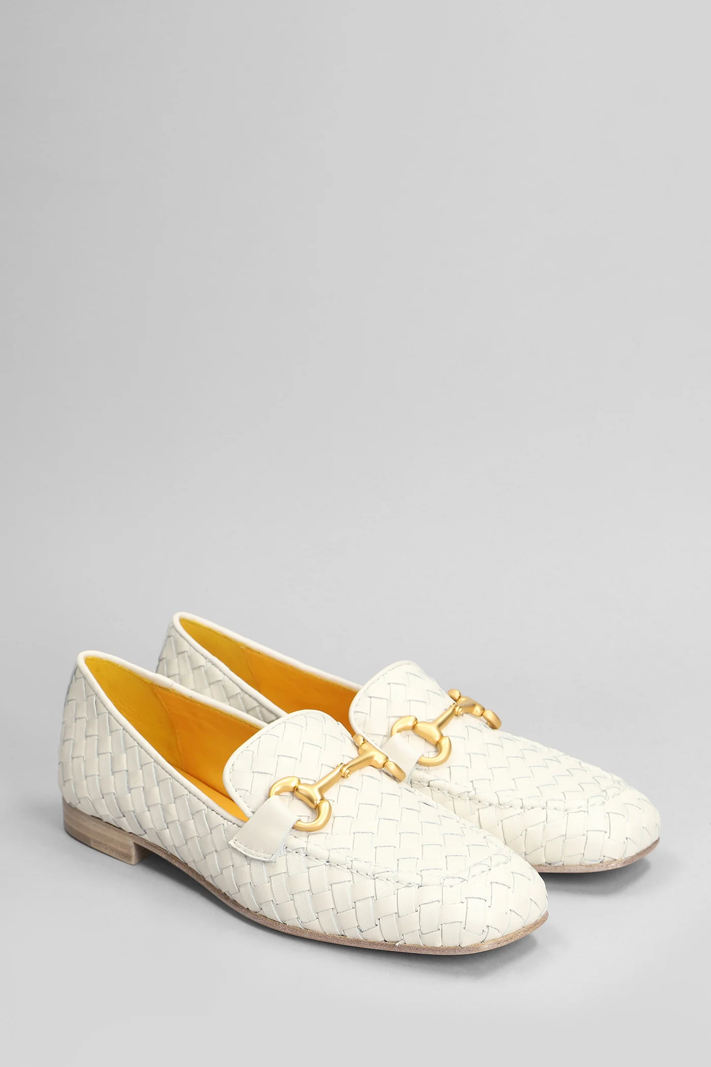 Loafers in white leather - Image 2