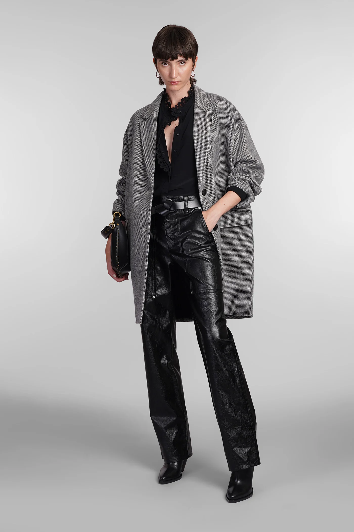 Ariete Pants in black Polyuretan - Image 2
