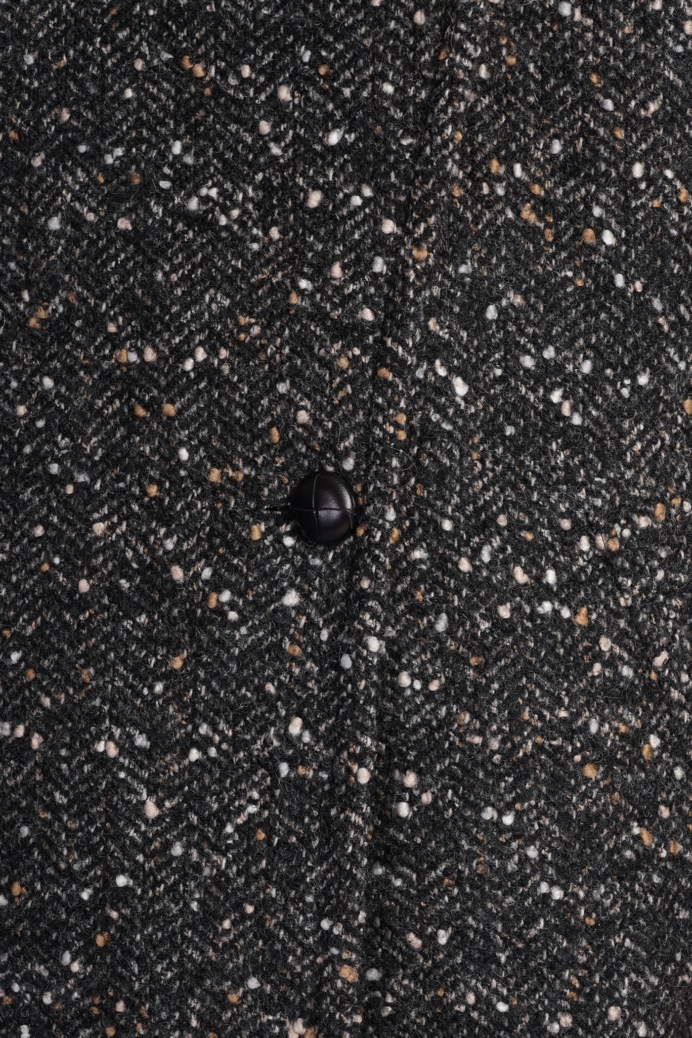 Horia Coat in black wool - Image 5