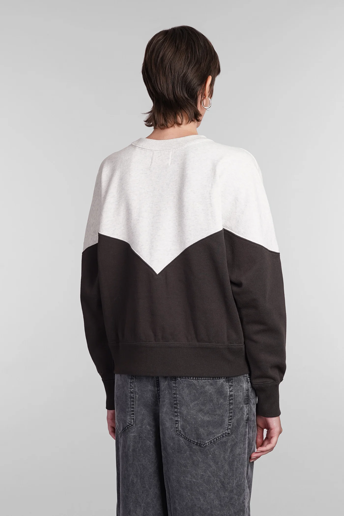 Houston Sweatshirt in beige cotton - Image 3