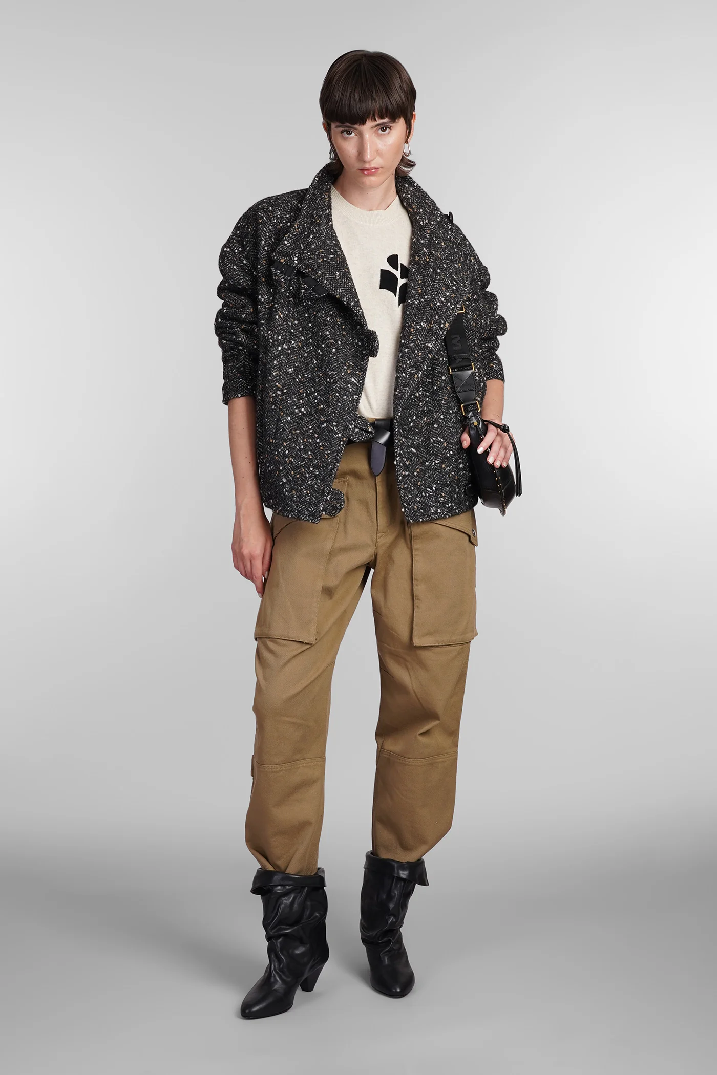 Jannick Jeans in khaki cotton - Image 2