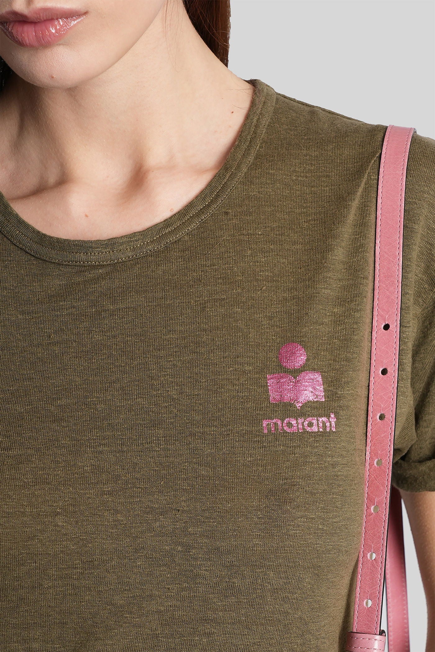 Koldia T-Shirt in khaki linen - Image 5