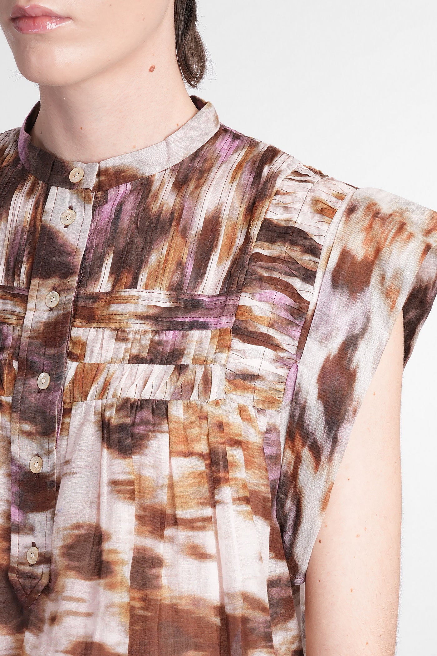 Leaza Blouse in multicolor cotton - Image 5