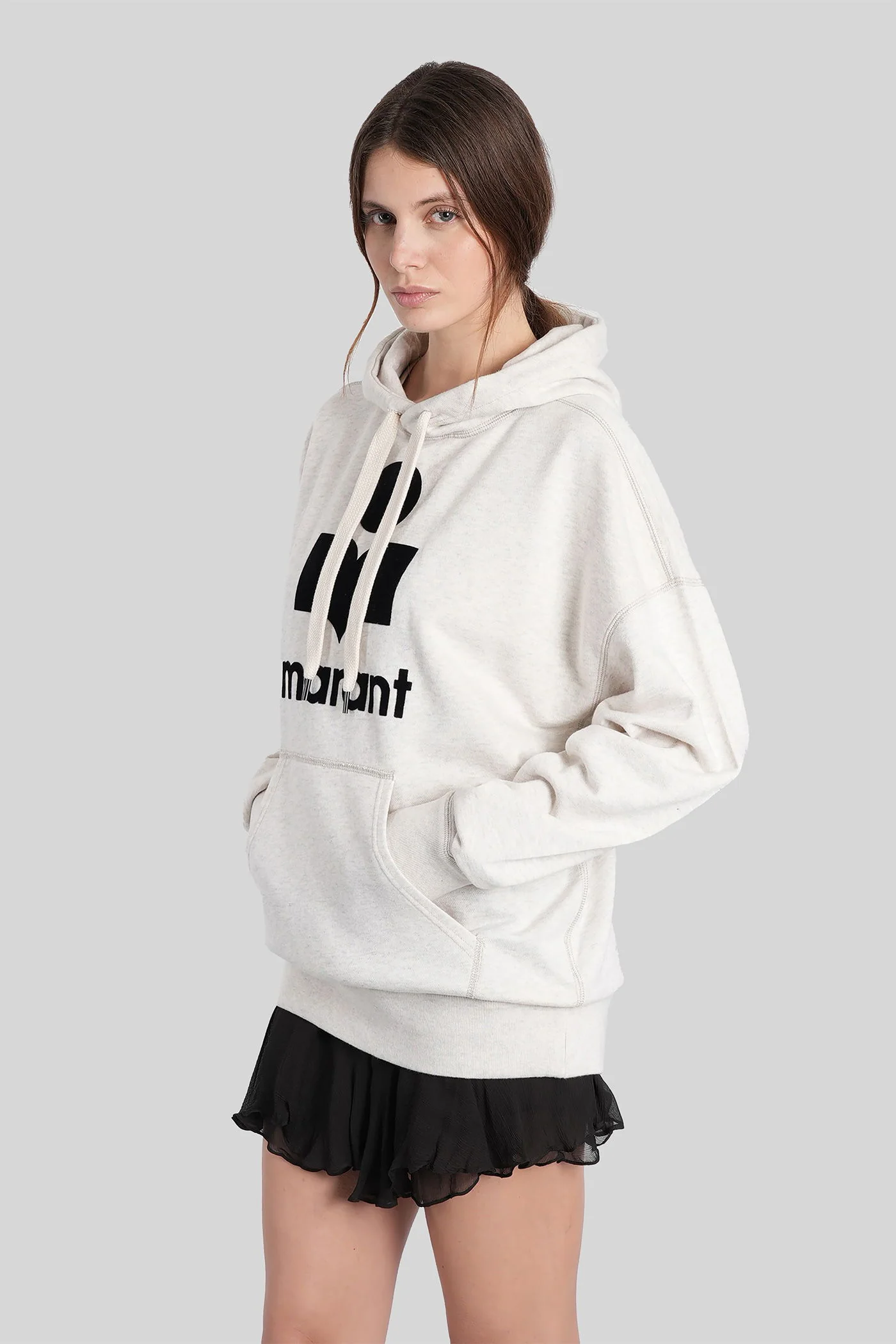 Mansel Sweatshirt in grey cotton - Image 4