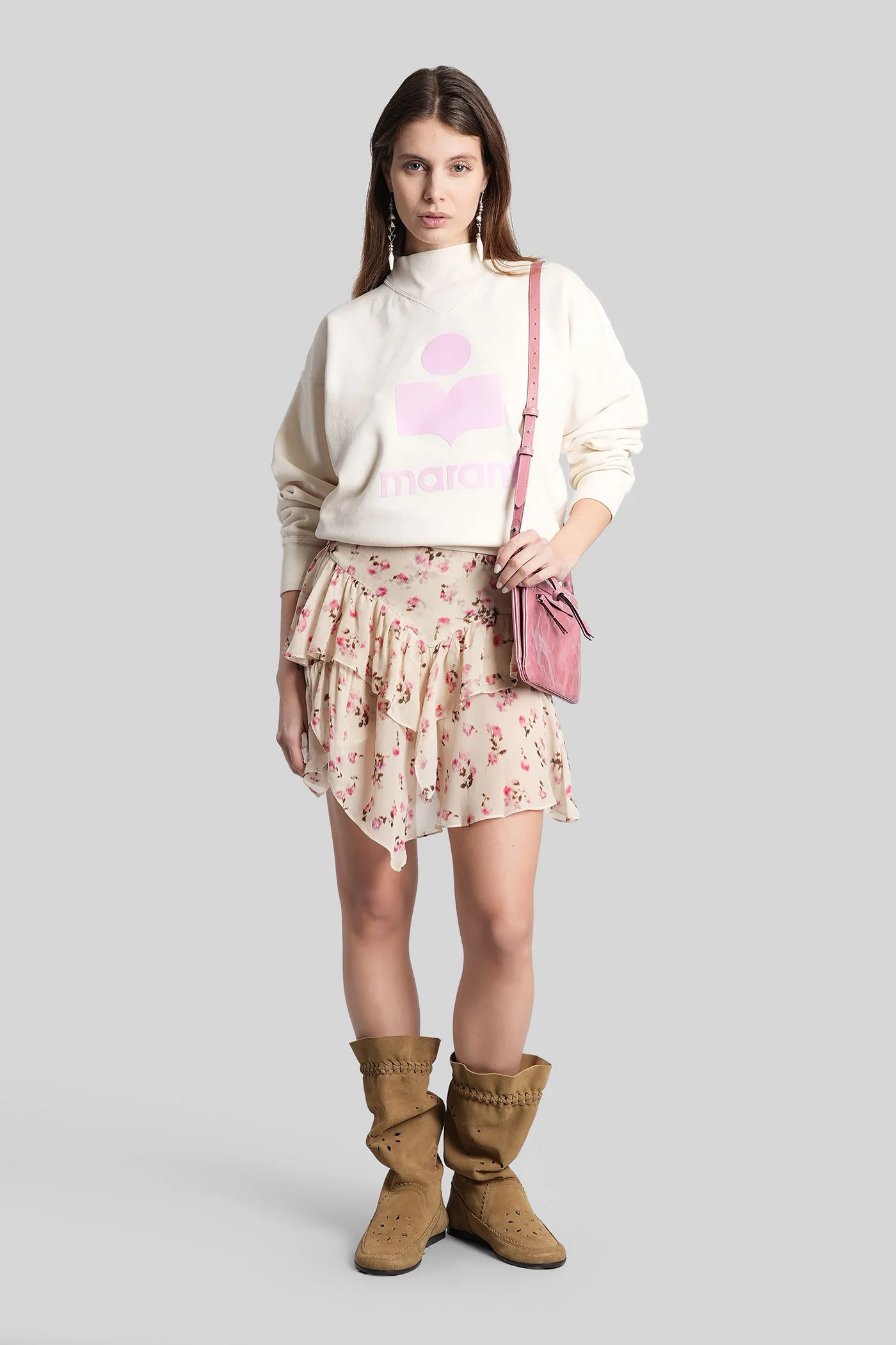 Moby Sweatshirt in beige cotton - Image 2