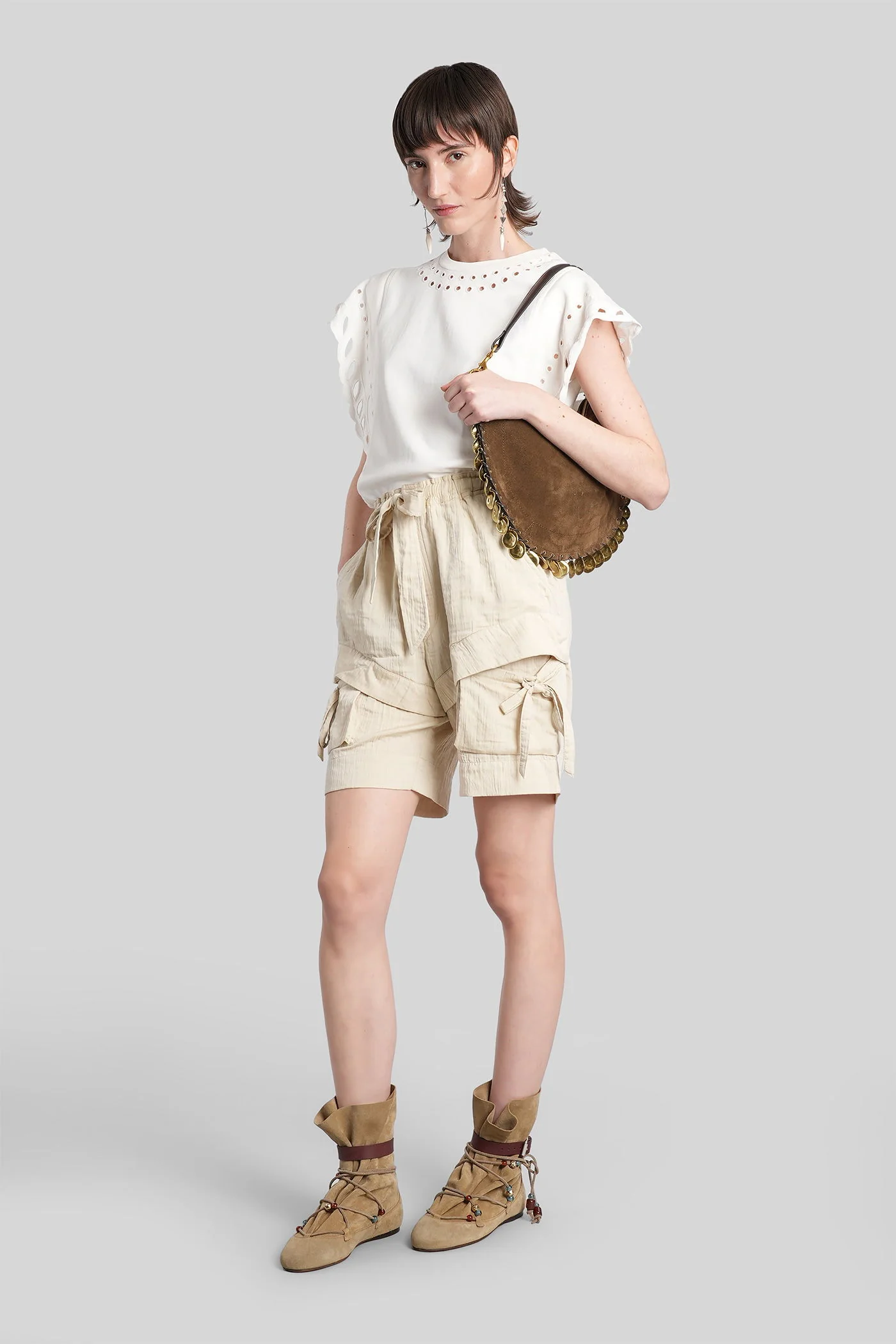 Odyle Topwear in white cotton - Image 2