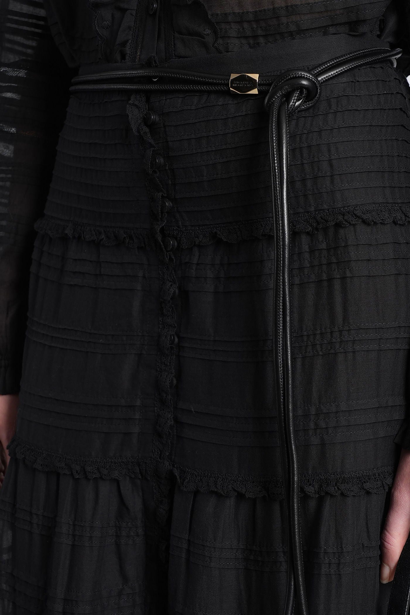 Paoline Skirt in black cotton - Image 5