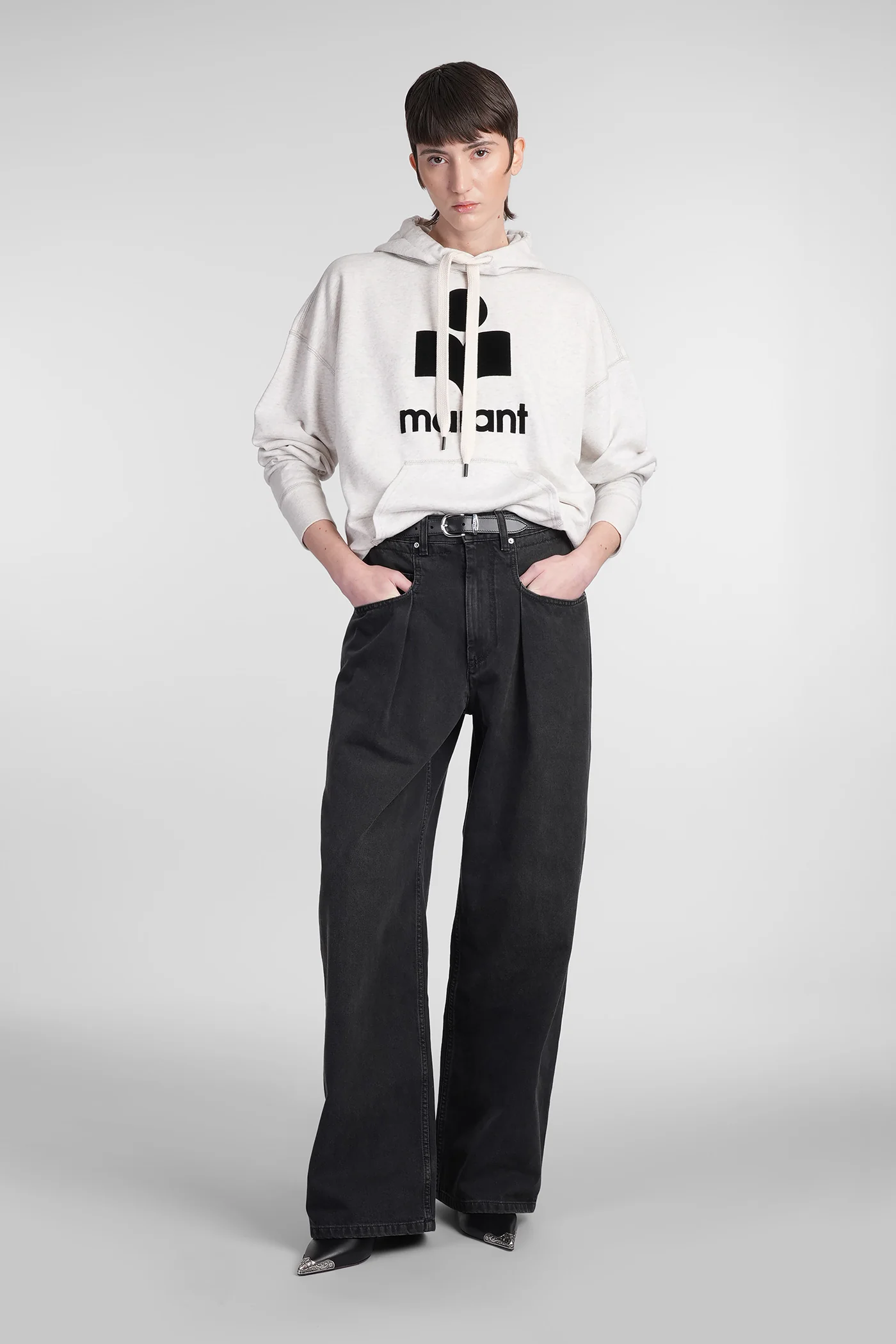 Rachelle Jeans in black cotton - Image 2