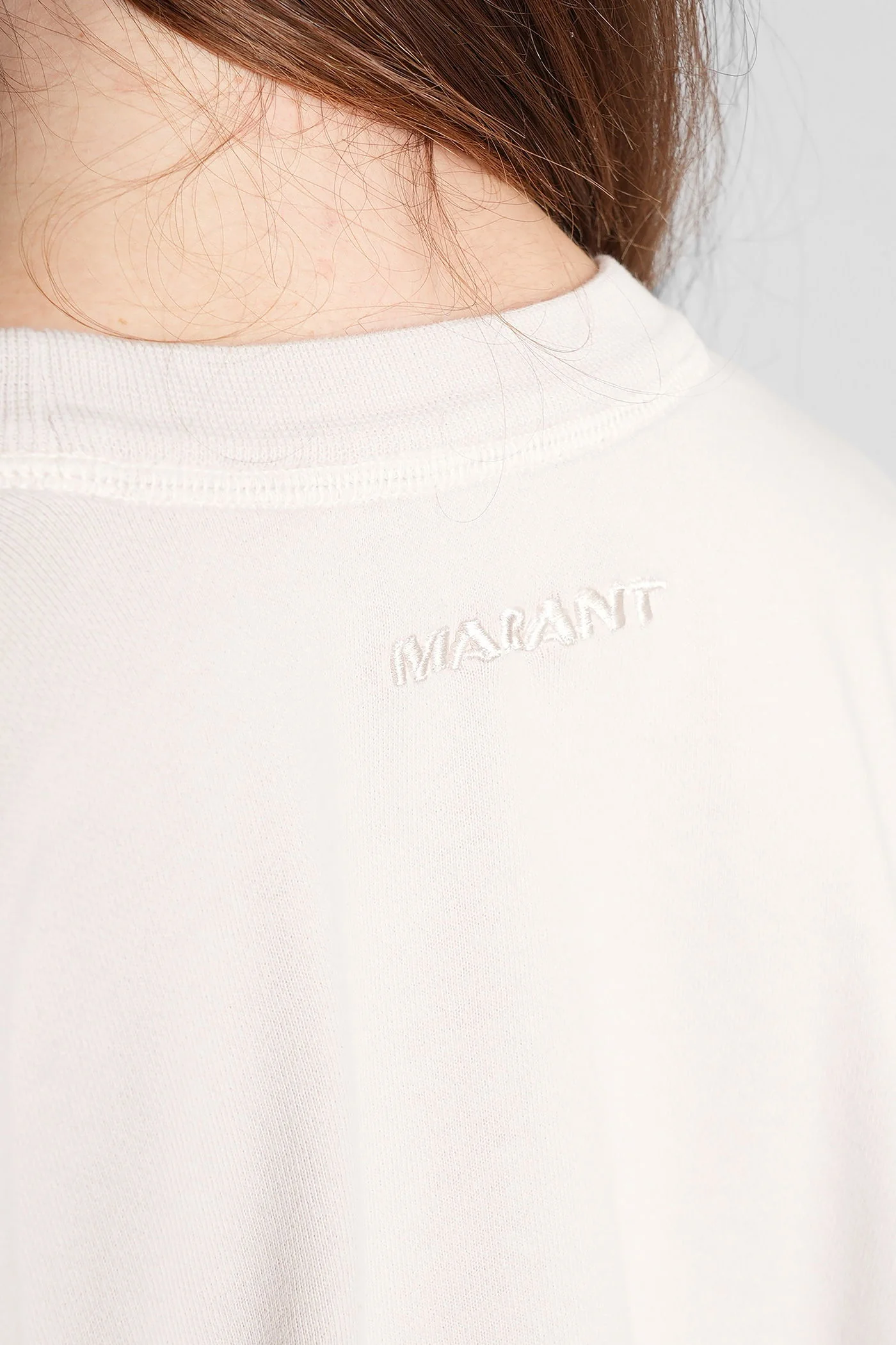Sauria Sweatshirt in beige cotton - Image 5