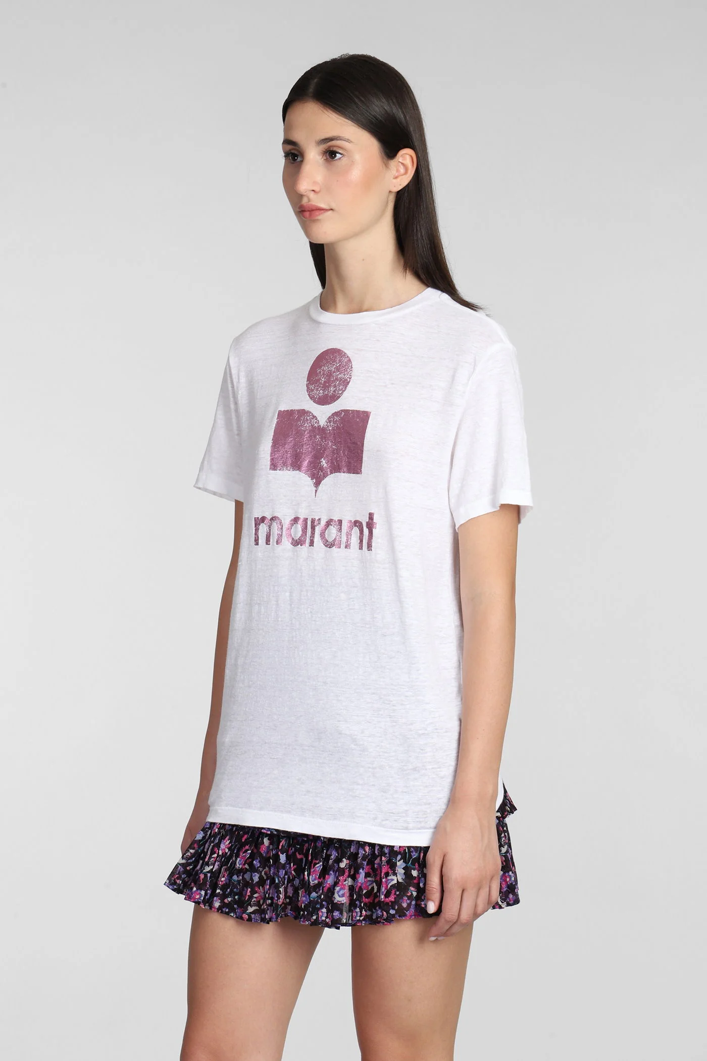 Zewel T-Shirt in white cotton - Image 4