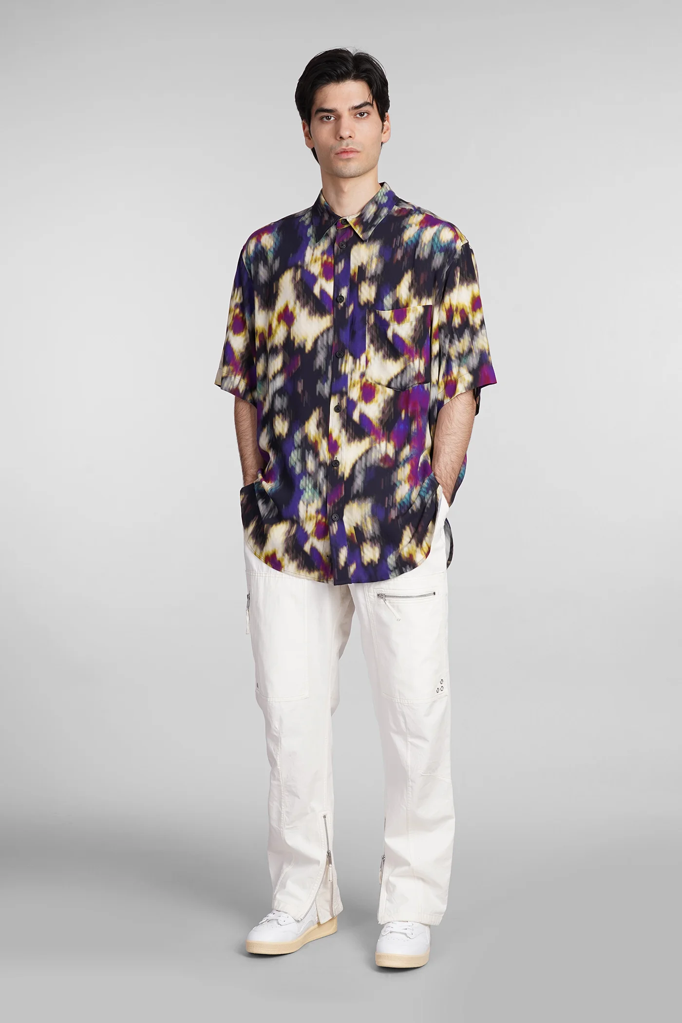Vabilio Shirt in multicolor viscose - Image 2