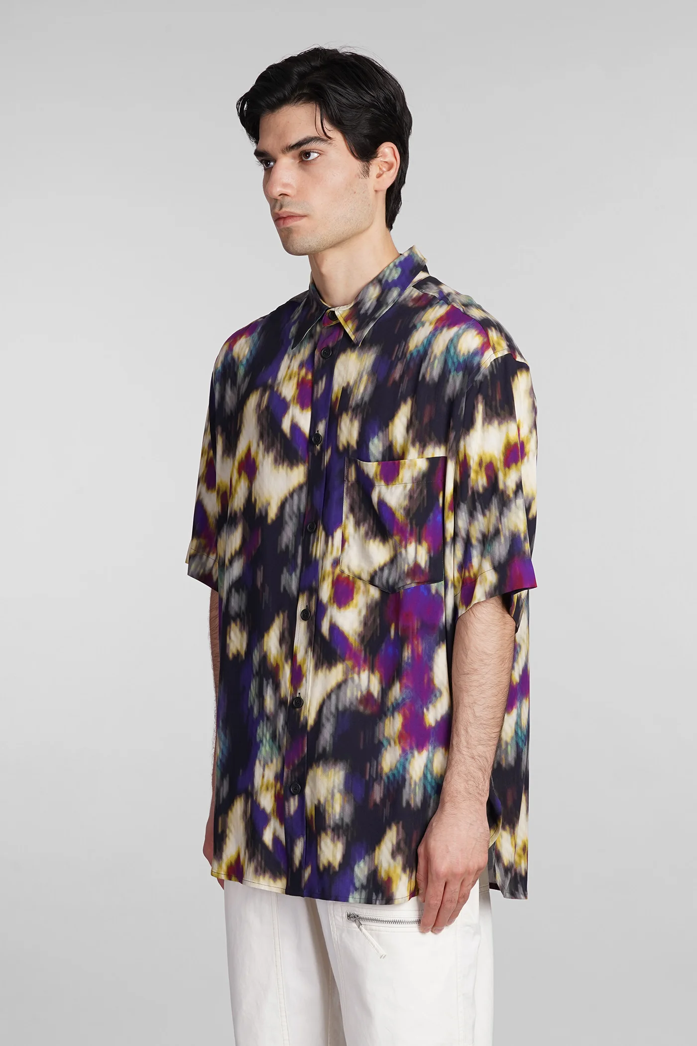 Vabilio Shirt in multicolor viscose - Image 4