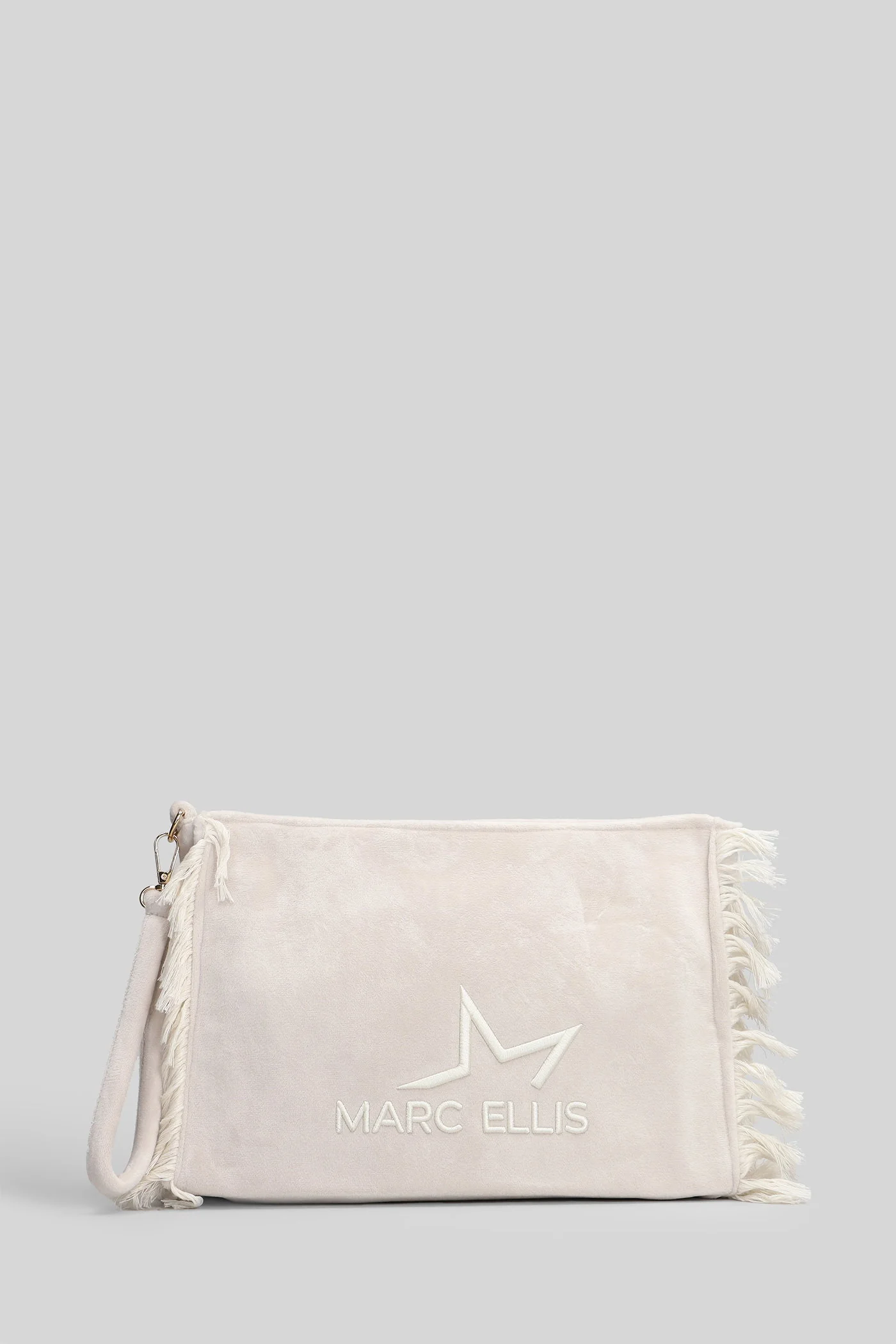 Buby Calypso C. Clutch in beige polyester