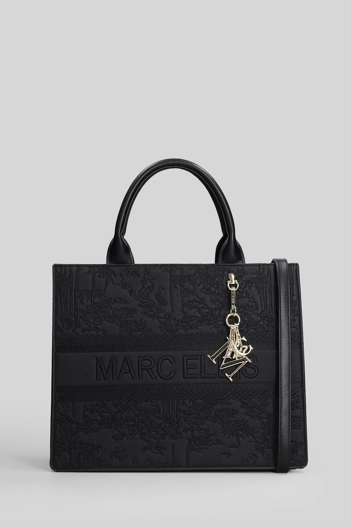 Buby Luxe Tote in black Polyuretan