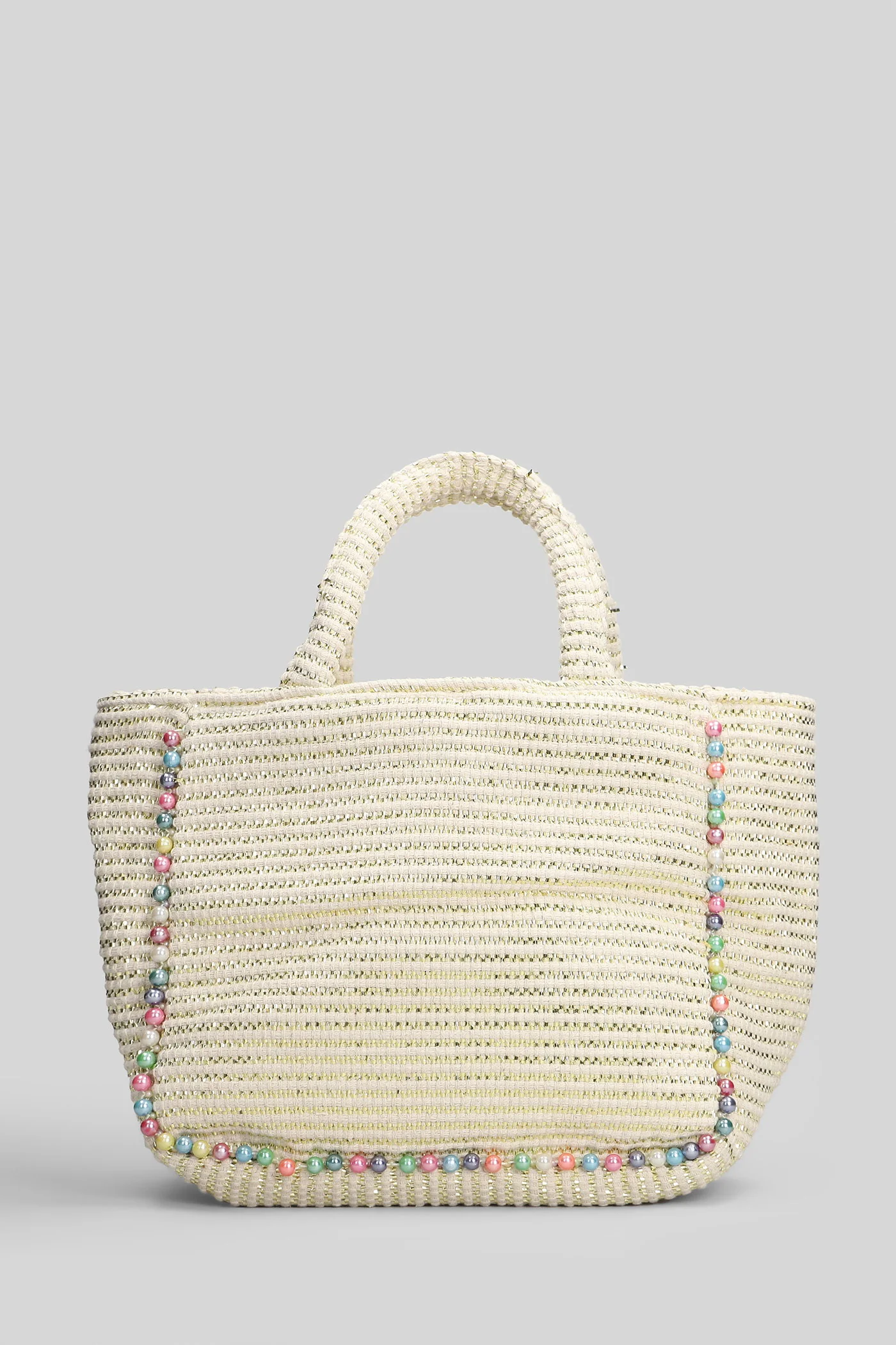 Buby M Indy Tote in beige polyester - Image 3