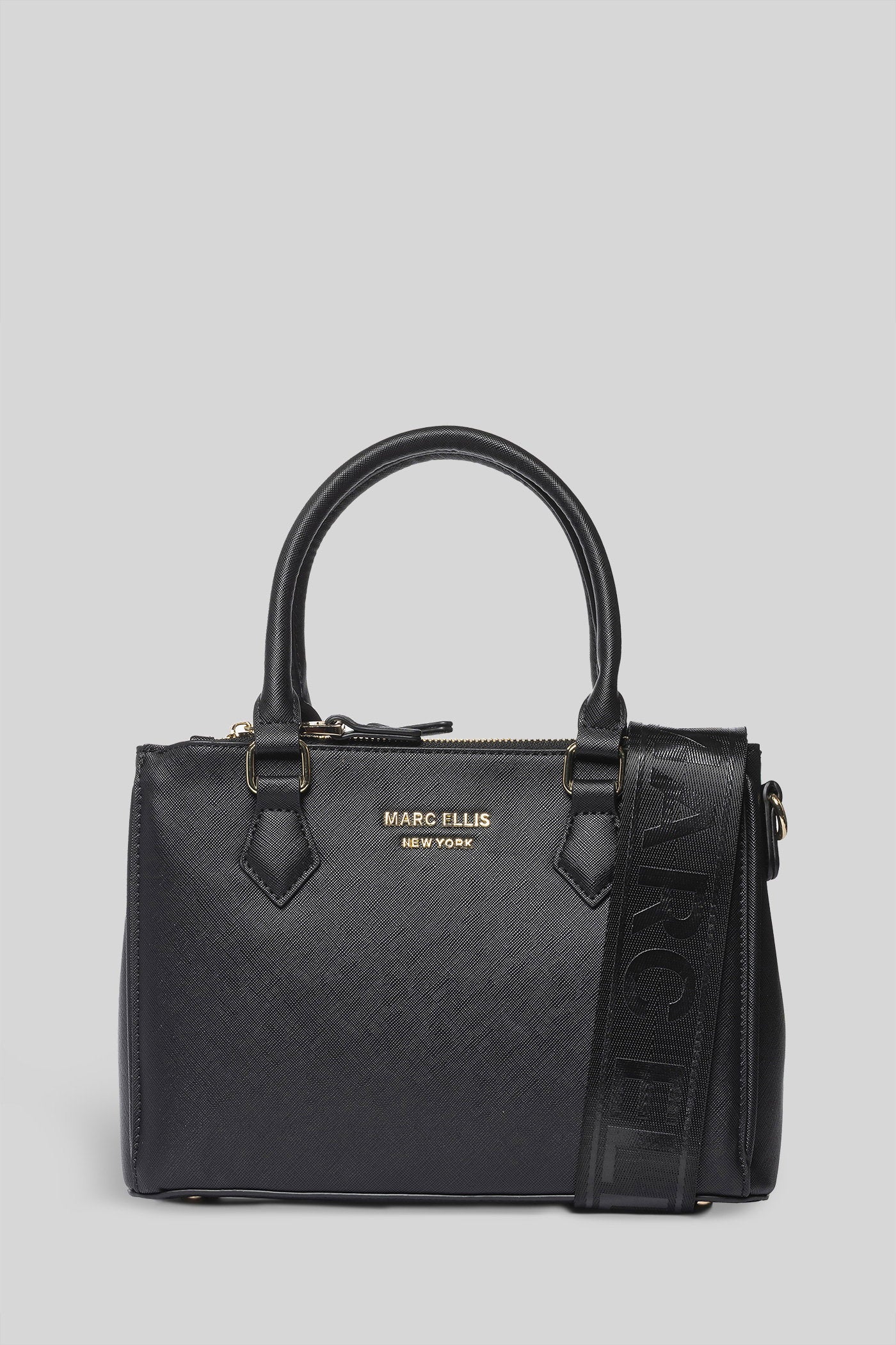Claire Shoulder bag in black faux leather