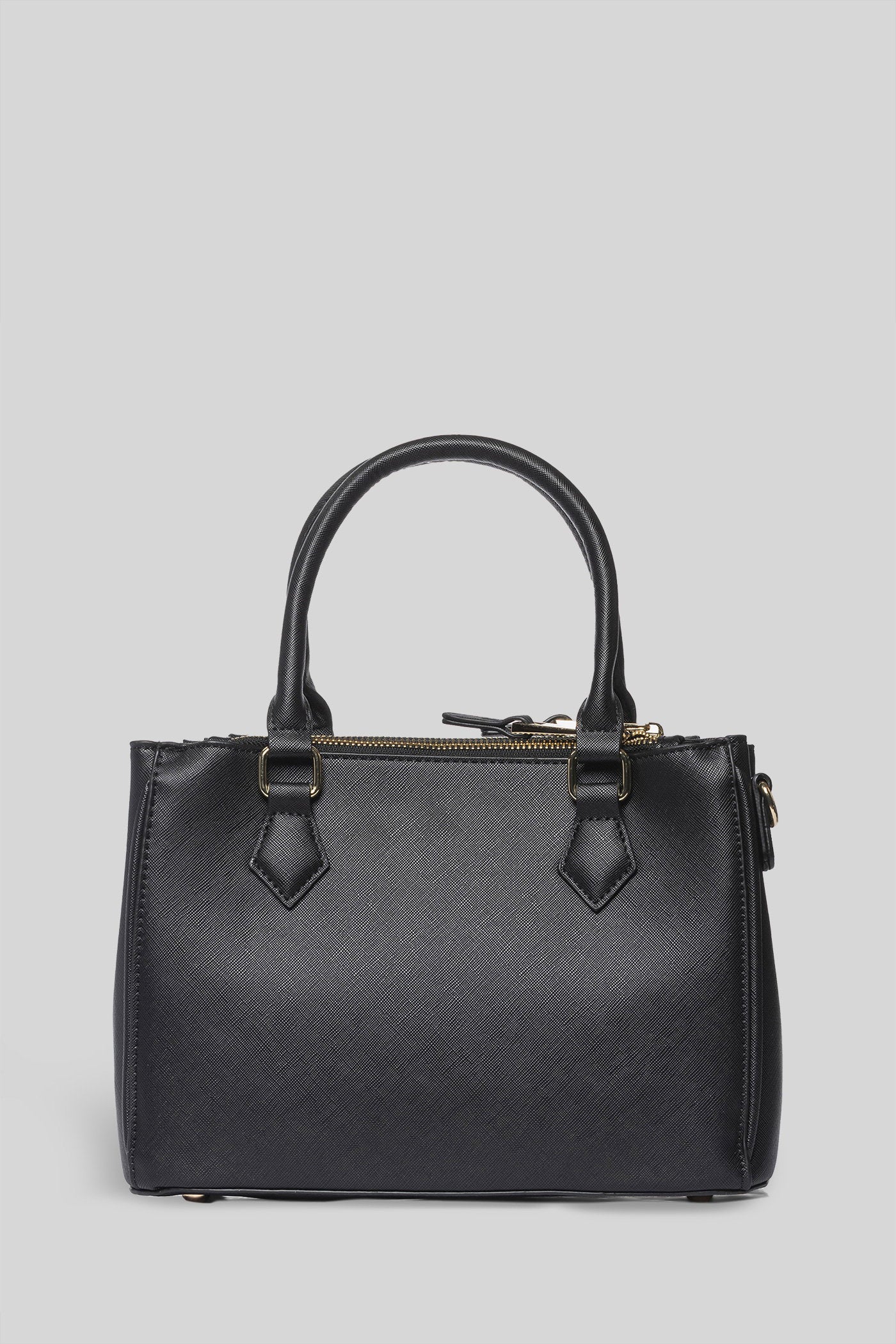 Claire Shoulder bag in black faux leather - Image 3