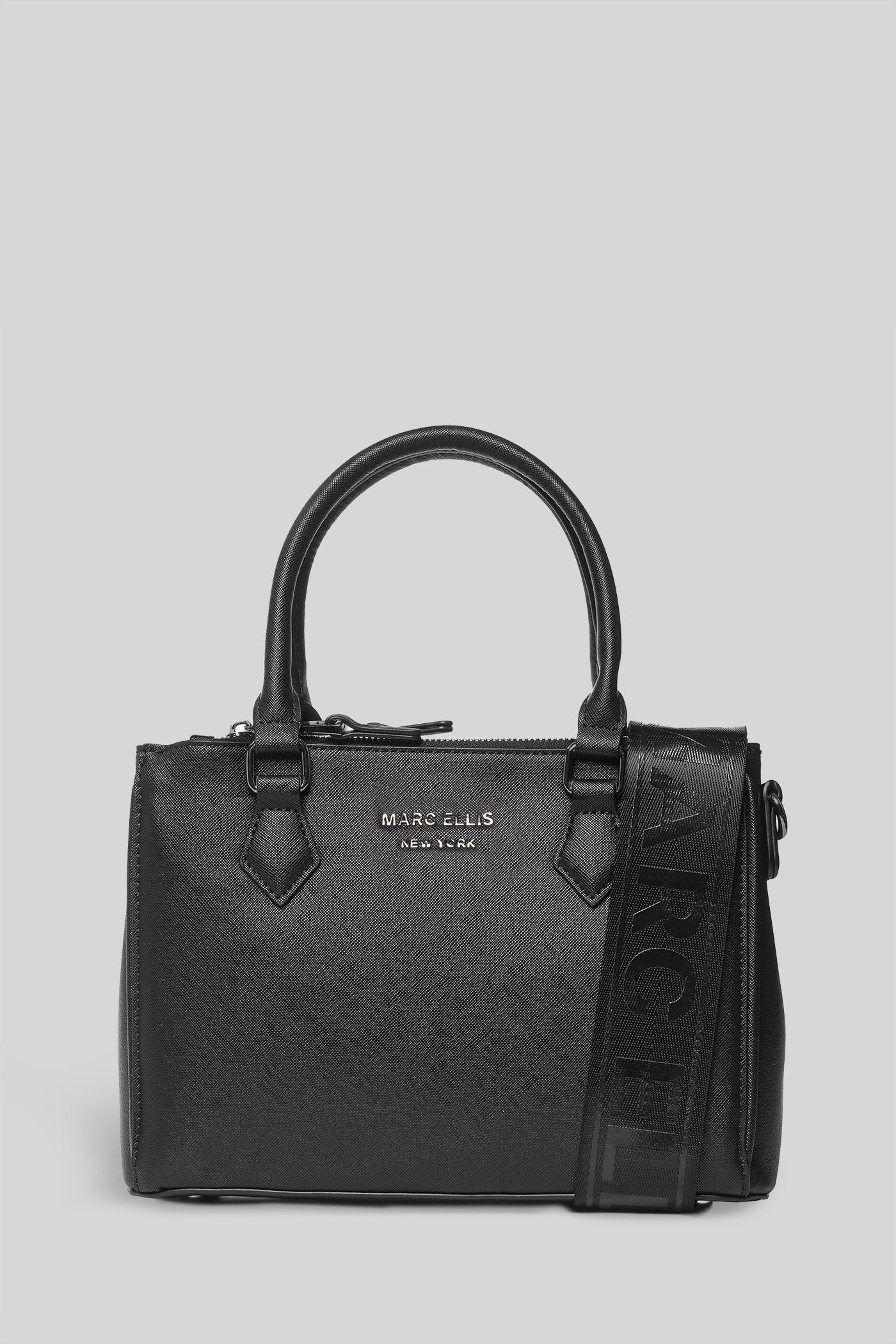 Claire Shoulder bag in black faux leather