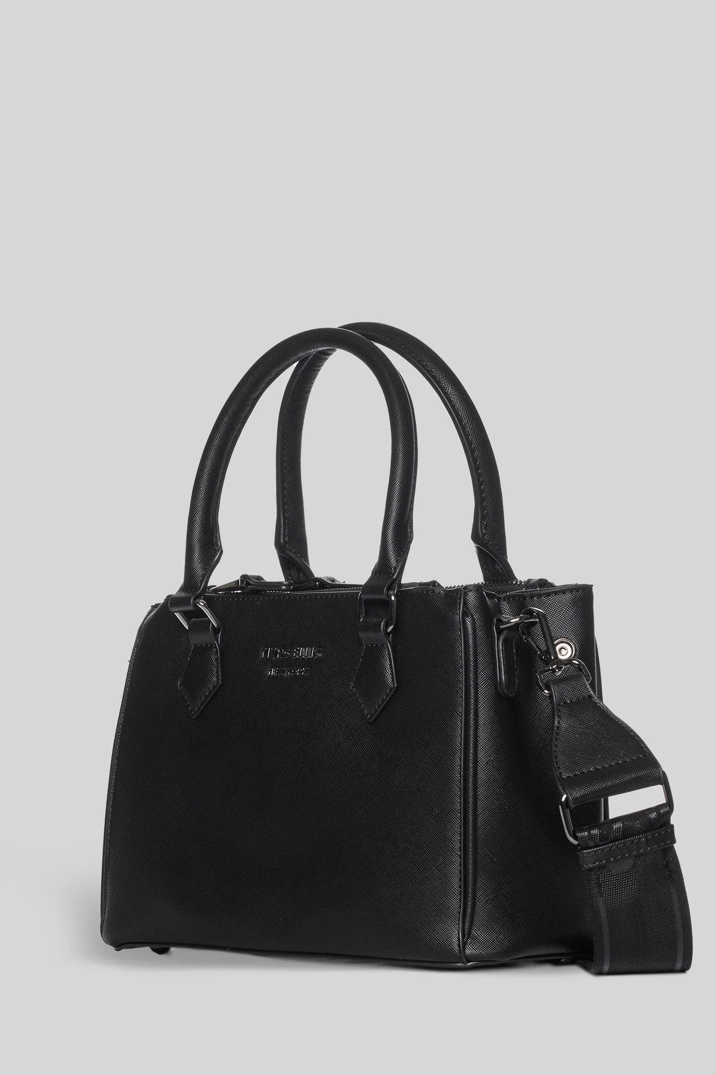 Claire Shoulder bag in black faux leather - Image 2