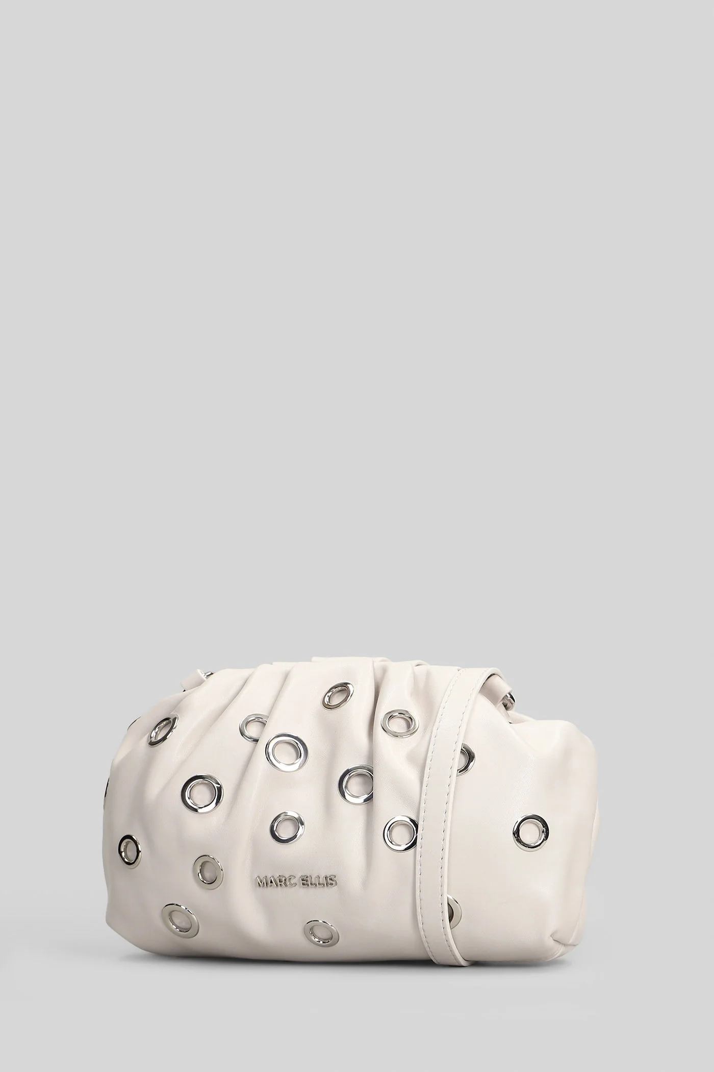 Daphne Studs Shoulder bag in white Polyuretan - Image 2