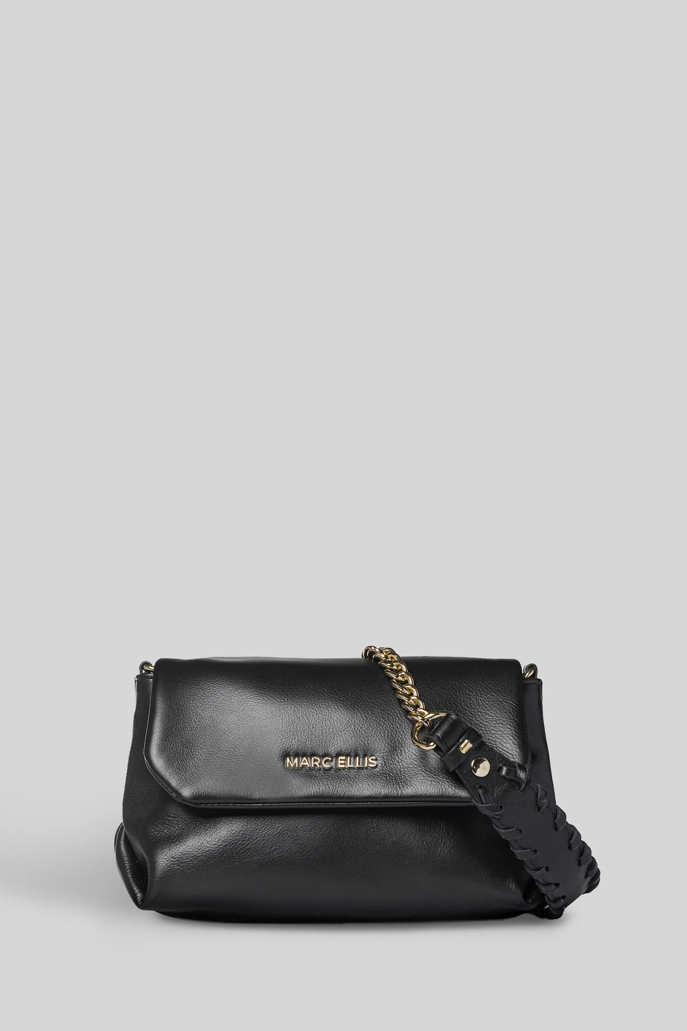 Elodie S Sa Shoulder bag in black faux leather