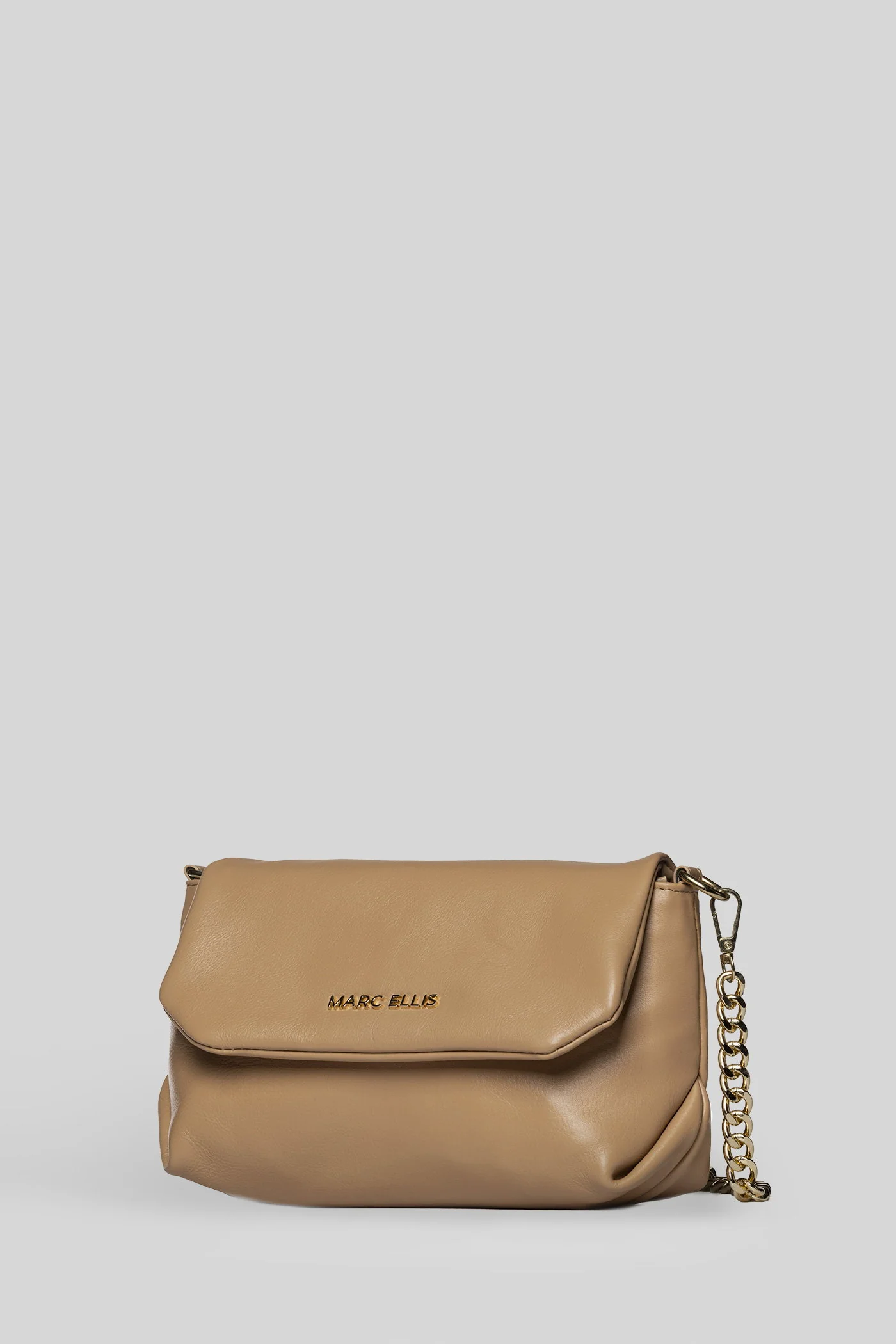 Elodie S Sa Shoulder bag in taupe faux leather - Image 2