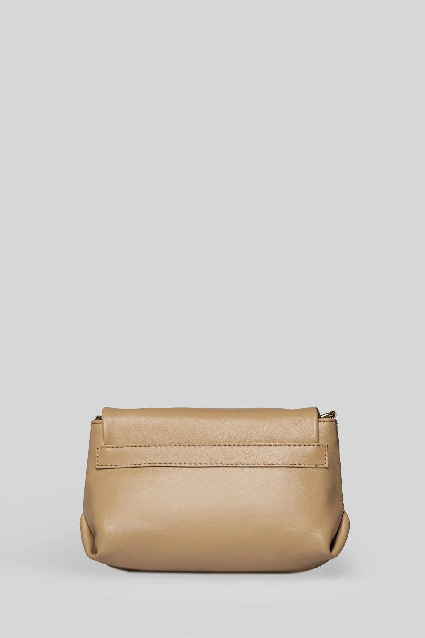 Elodie S Sa Shoulder bag in taupe faux leather - Image 3