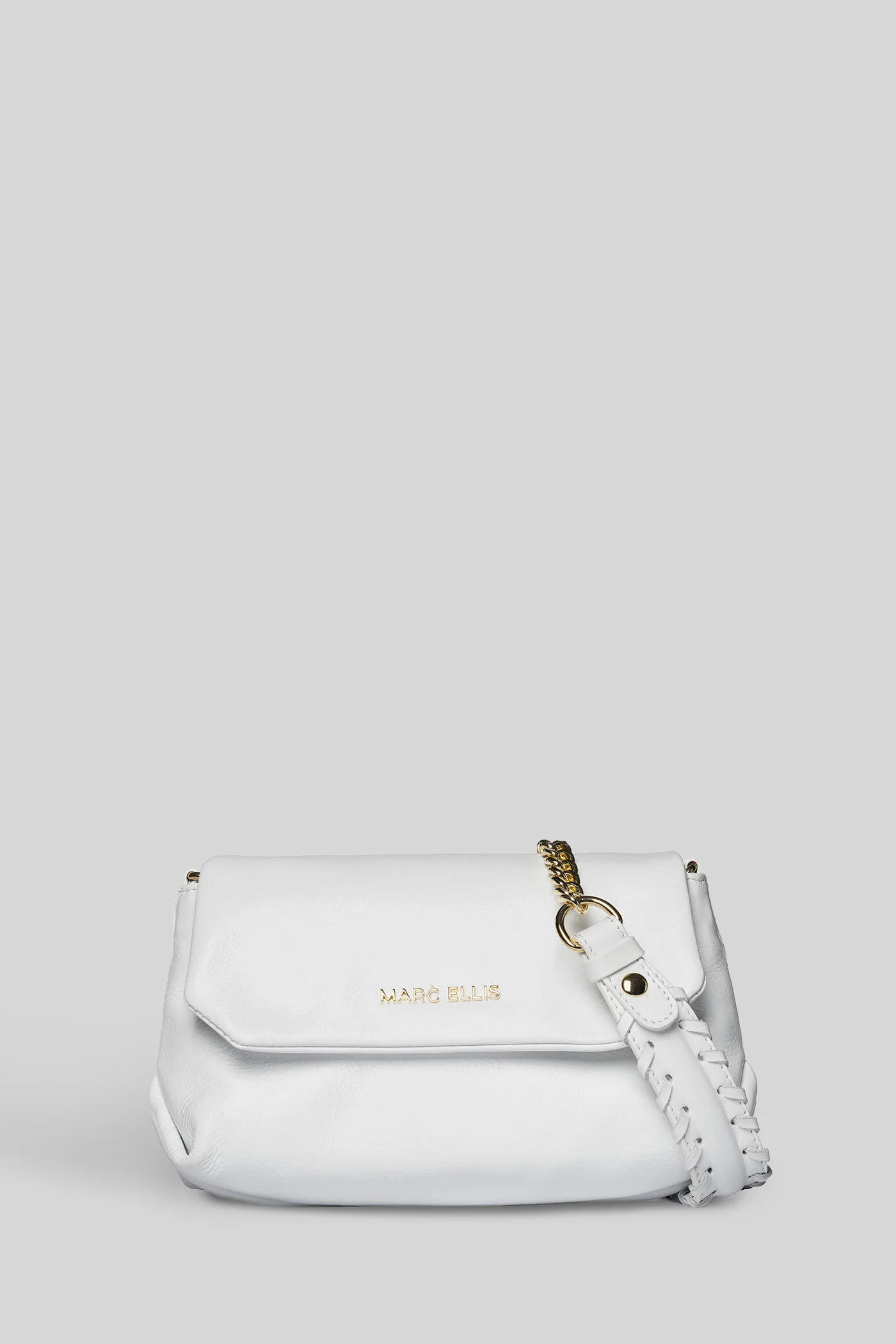 Elodie S Sa Shoulder bag in white faux leather