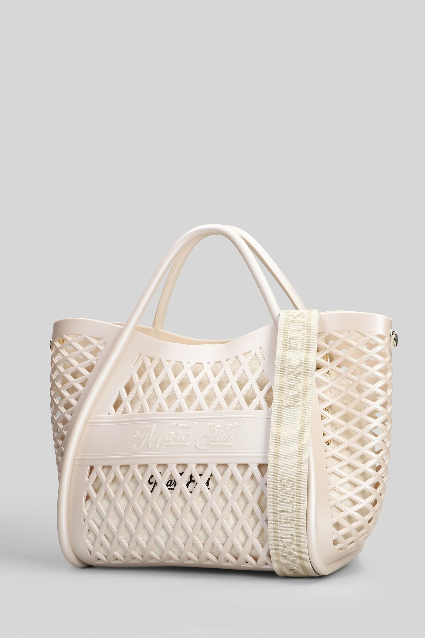 Flat Buby Basket M Tote in beige Polyuretan - Image 2