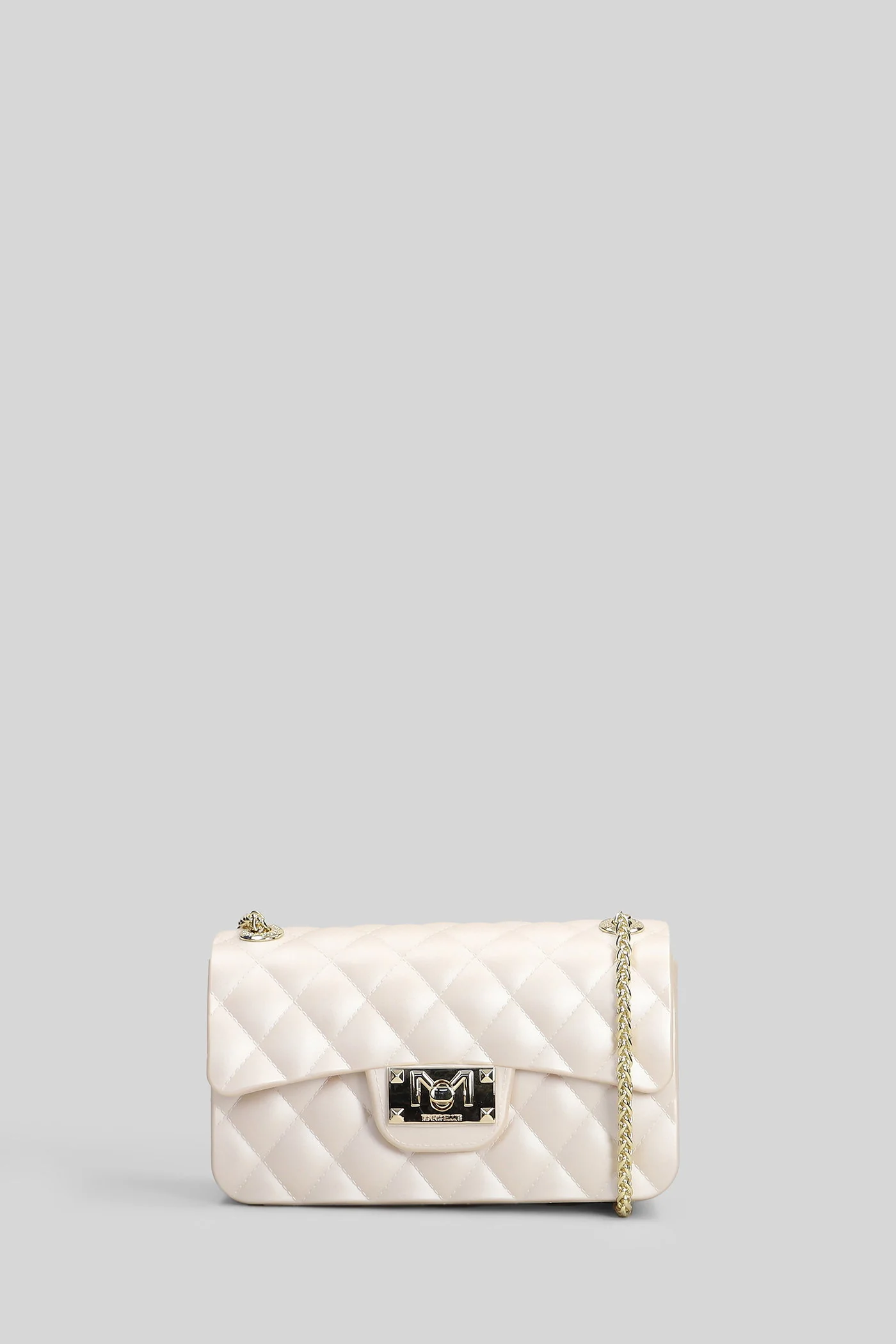 Flat Falcon Xs Shoulder bag in beige Polyuretan