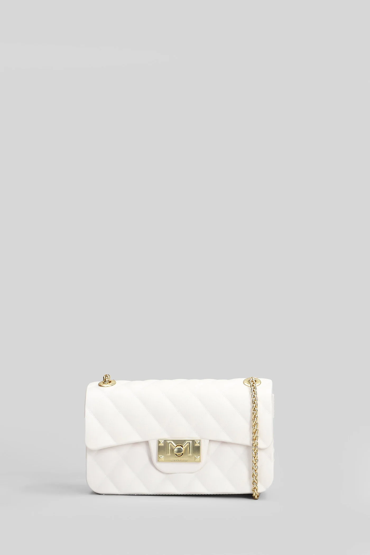 Flat Falcon Xs Shoulder bag in white Polyuretan