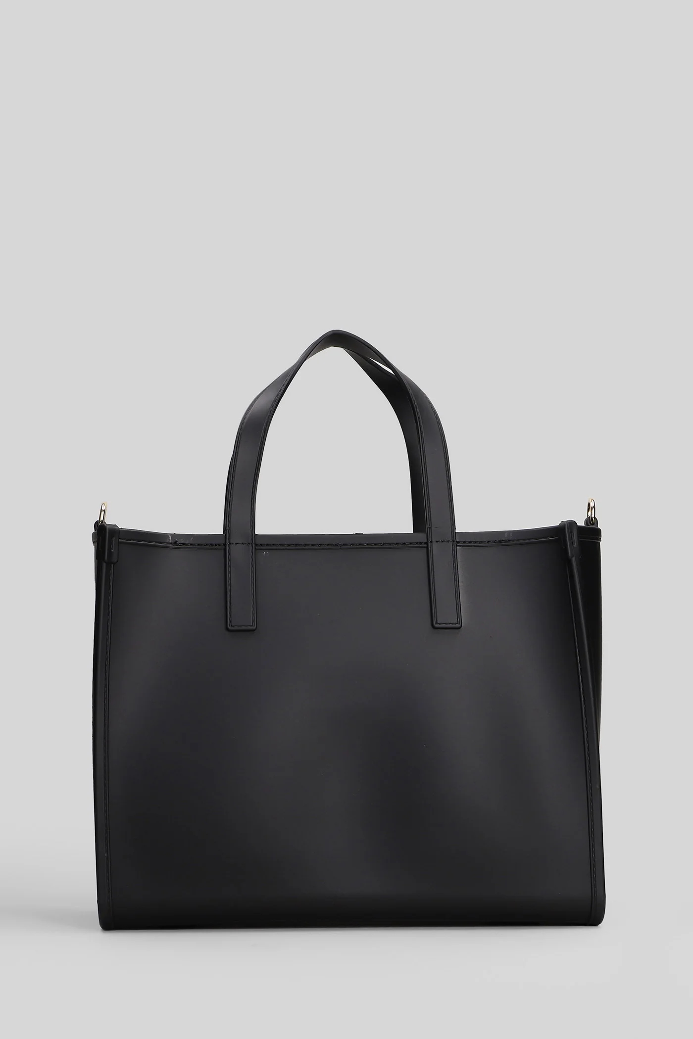 Flat Go Tote in black Polyuretan - Image 3