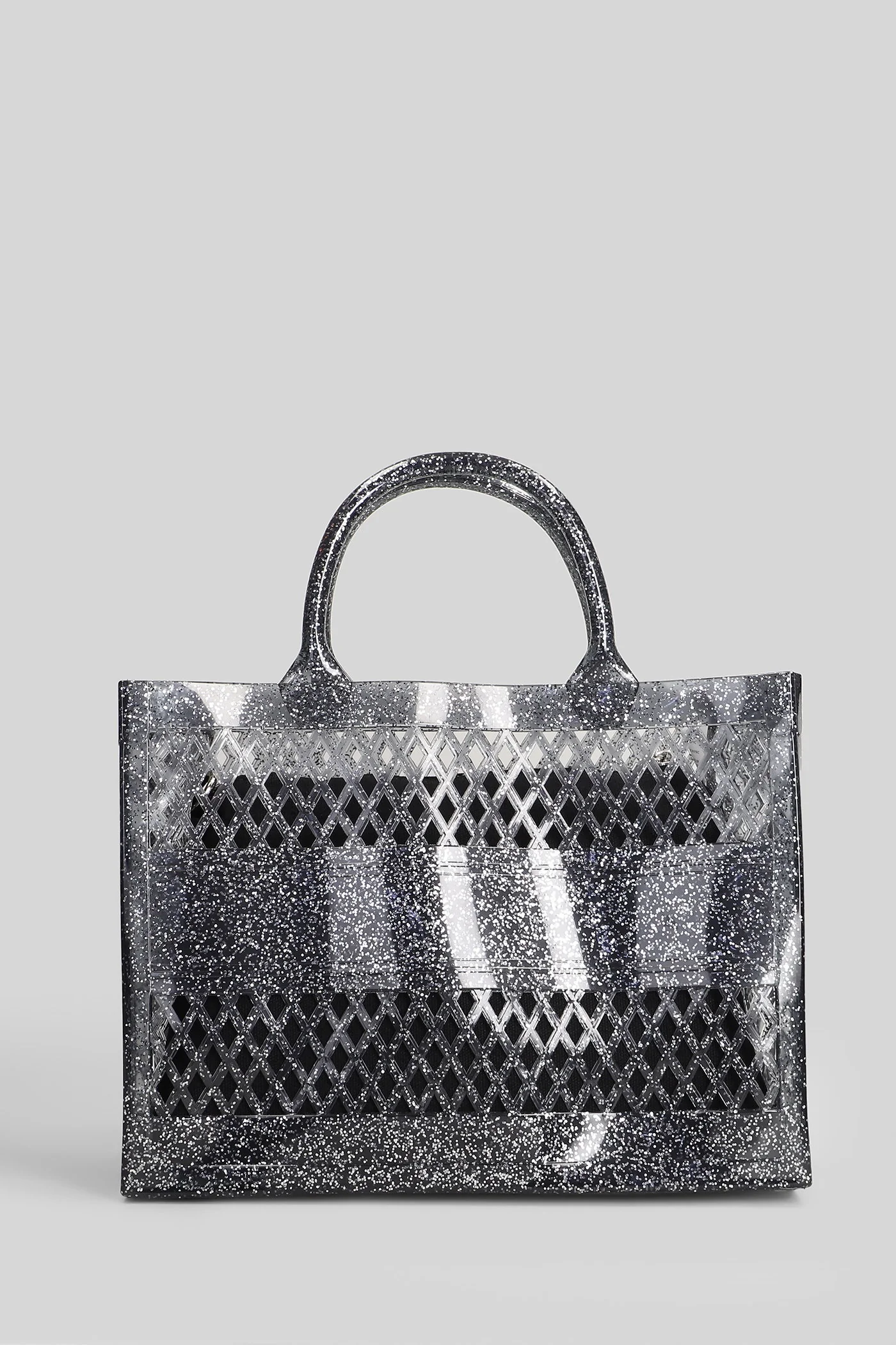 Flat Sponge S Shoulder bag in silver Polyuretan - Image 3