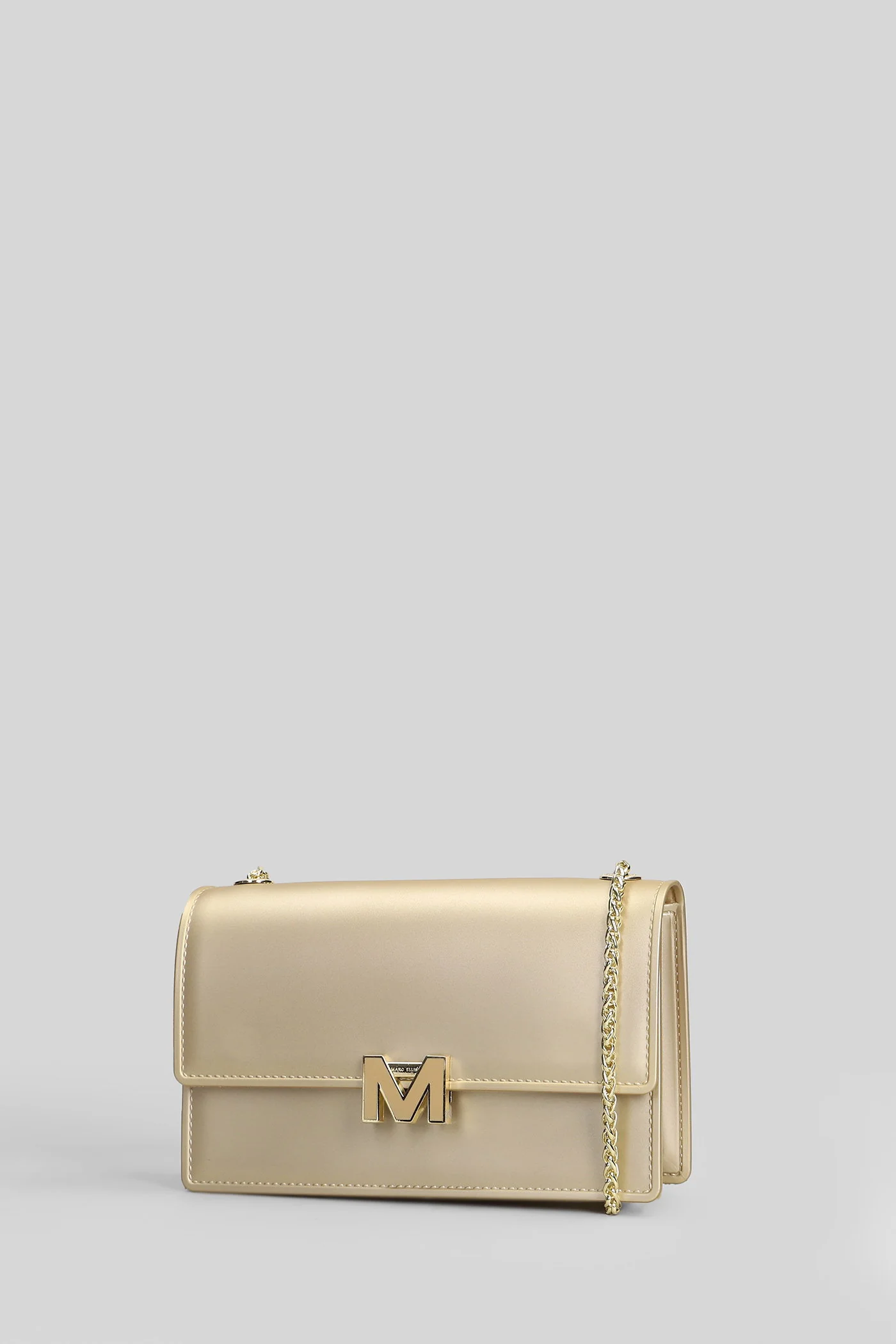 Flat Supermee M. Shoulder bag in gold Polyuretan - Image 2