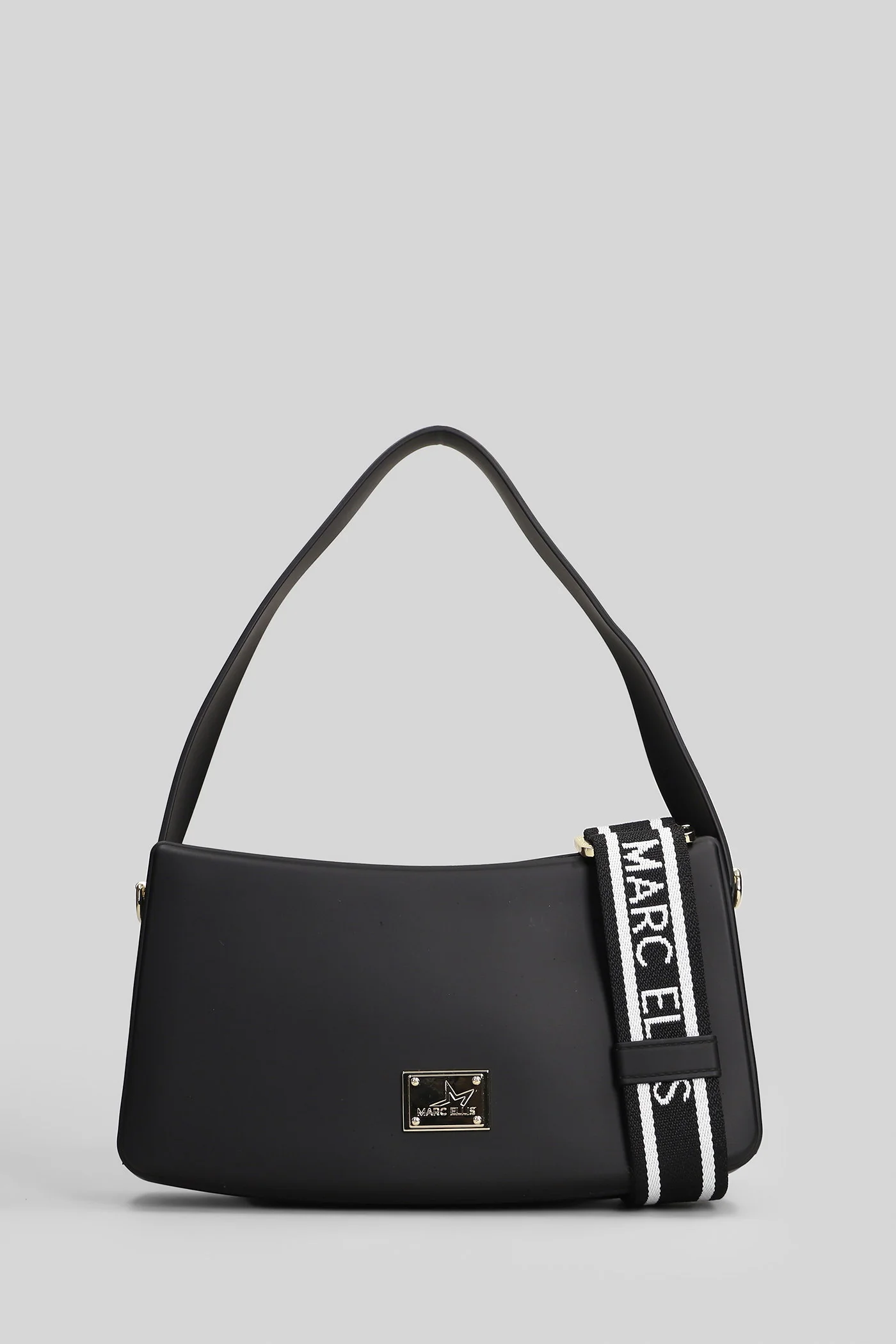 Flat Timeless Shoulder bag in black Polyuretan