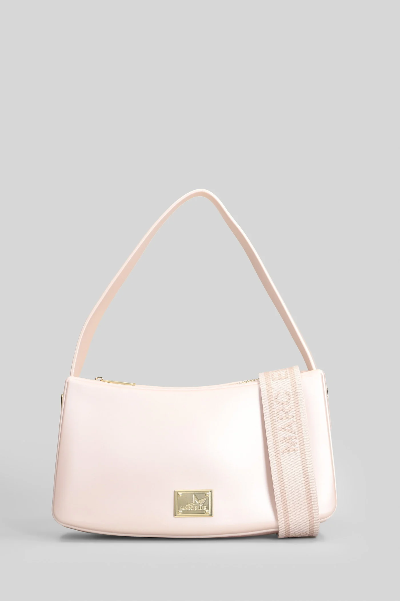 Flat Timeless Shoulder bag in rose-pink Polyuretan