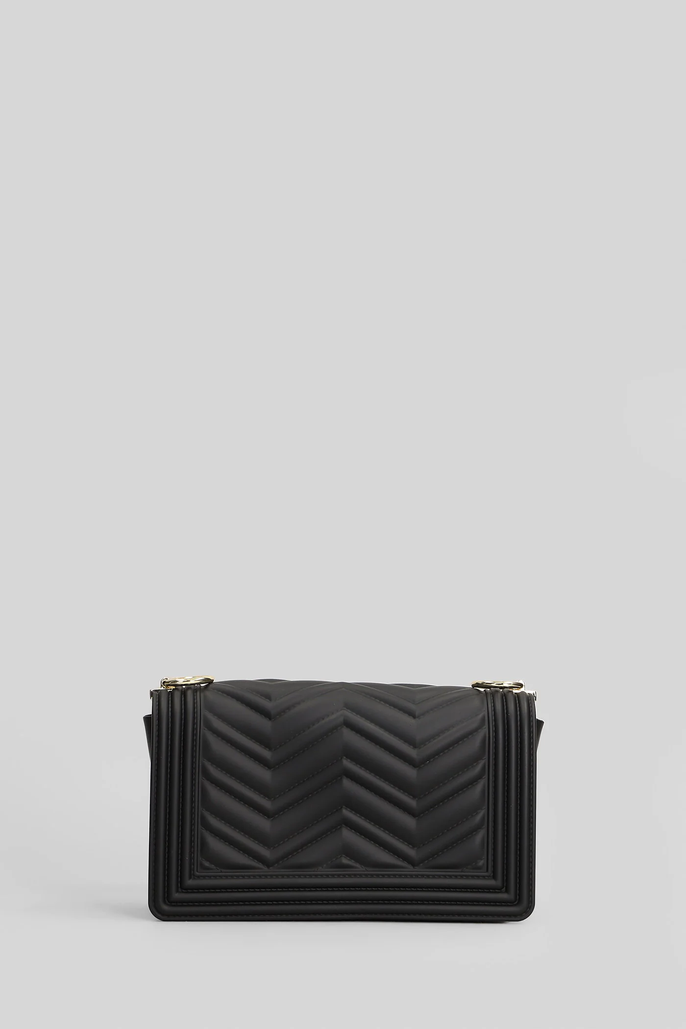 Flat Wave S Shoulder bag in black Polyuretan - Image 3