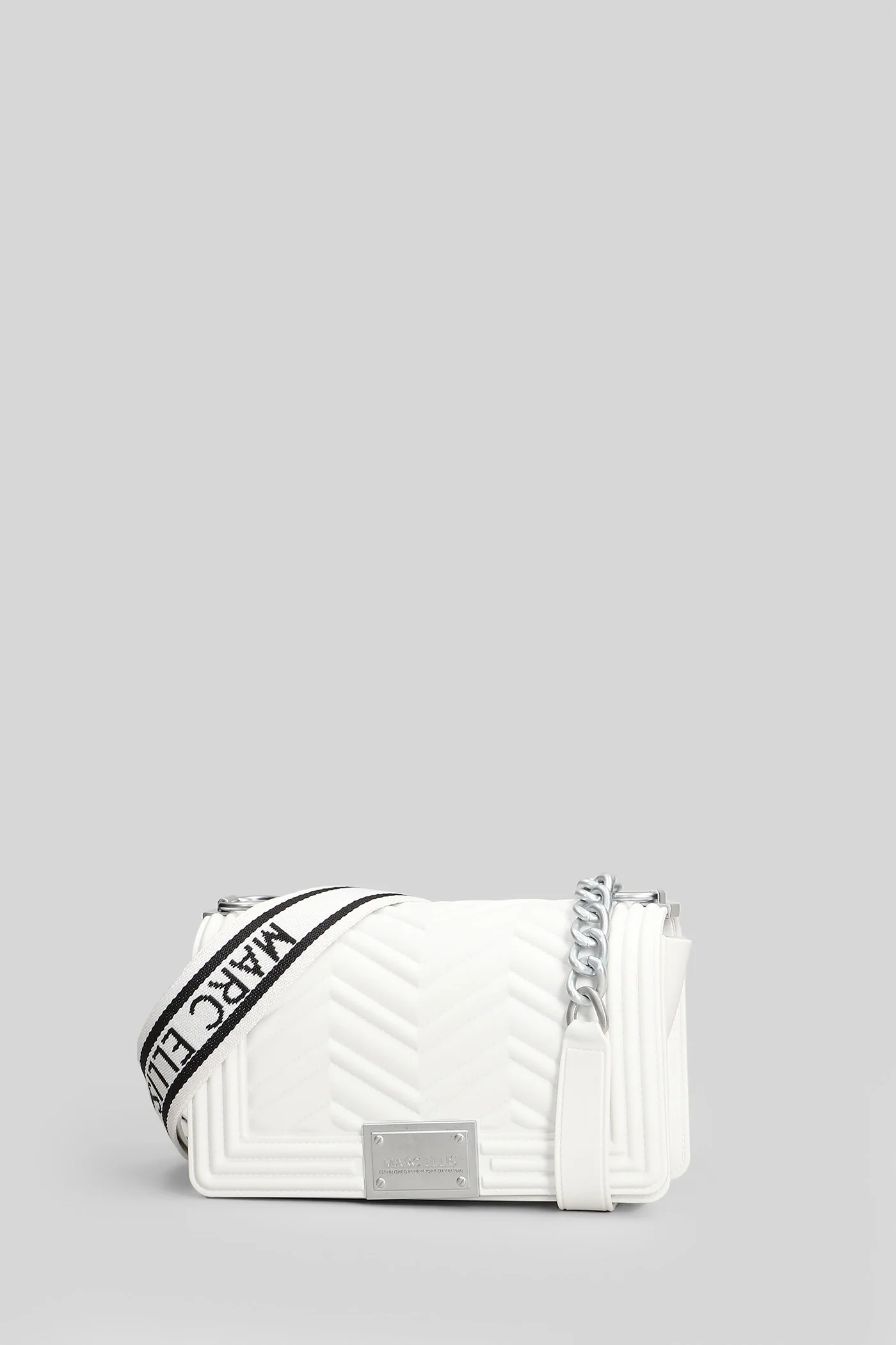 Flat Wave S Shoulder bag in white Polyuretan - Image 2